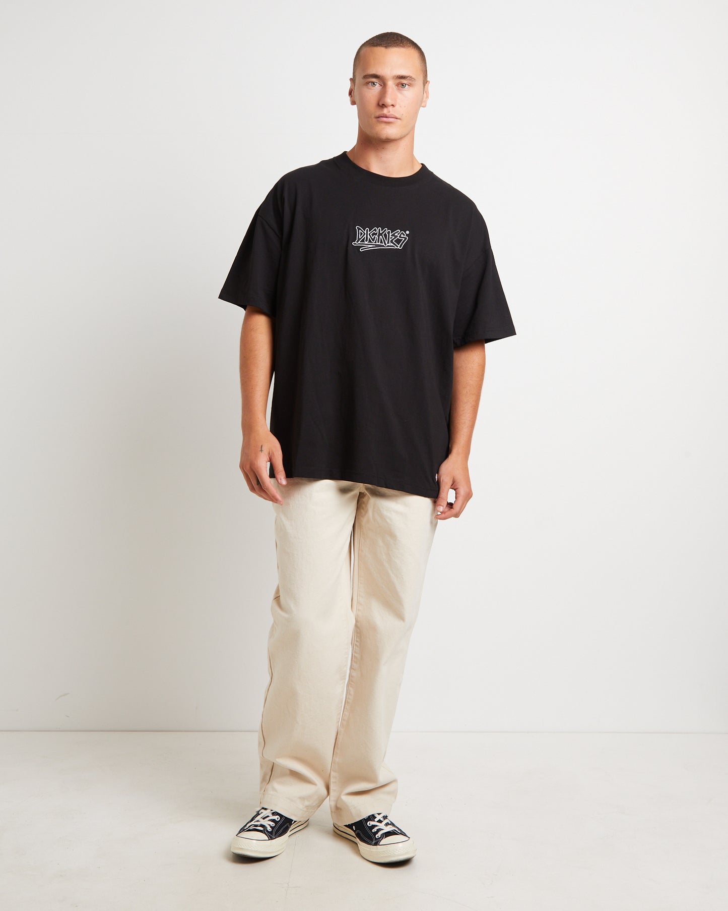Brained 330 Short Sleeve T-Shirt in Black