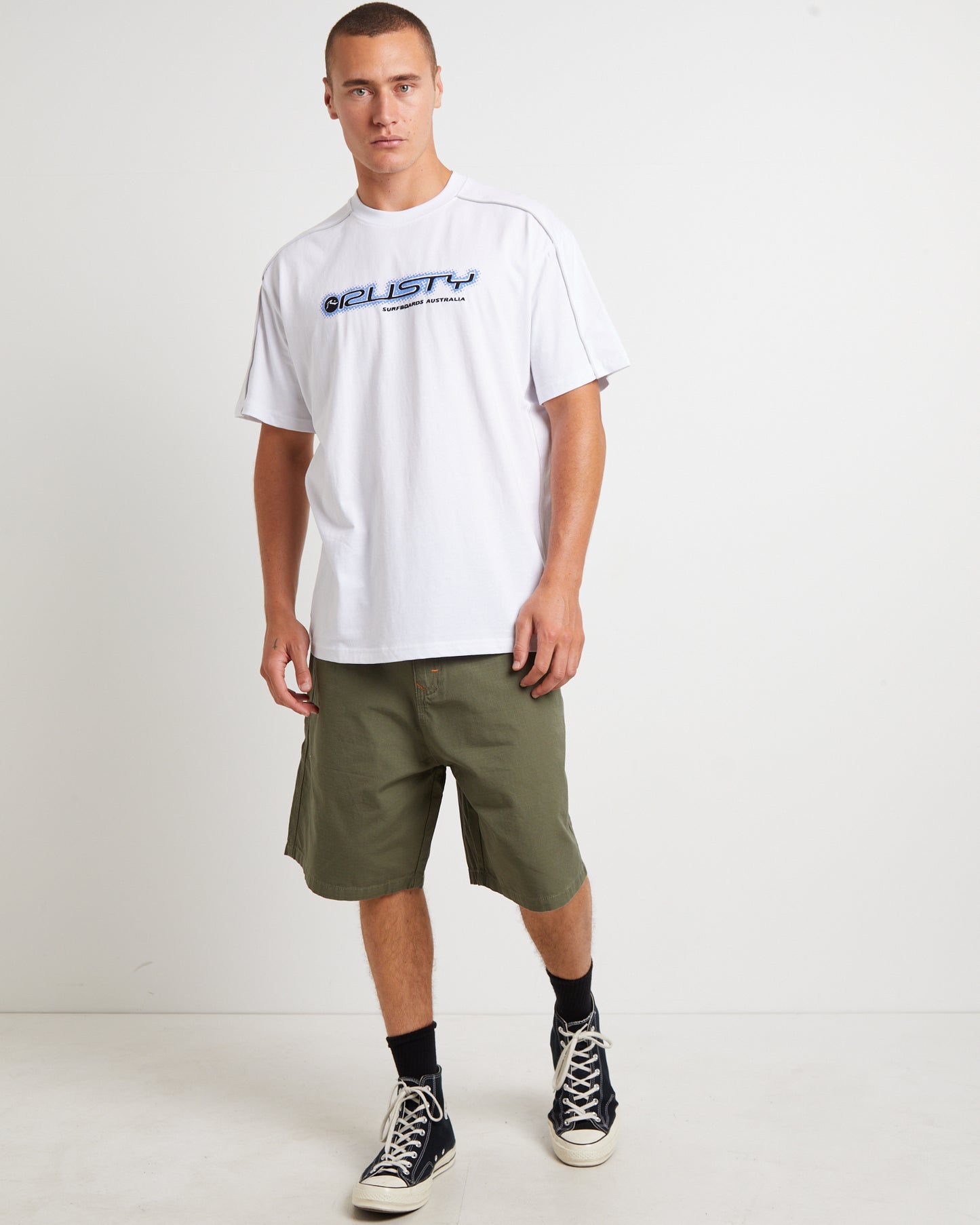 Rip Daddy Ripstop Shorts in Army Green
