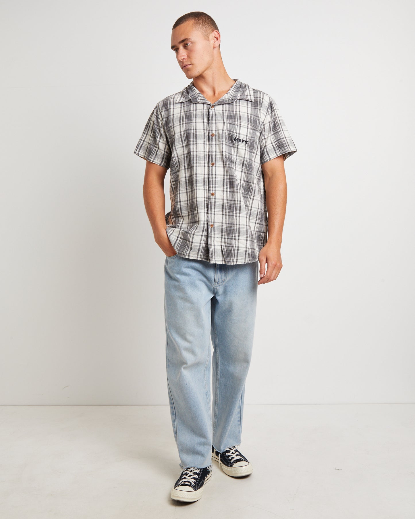 Tuff Shed Short Sleeve Shirt in Blue