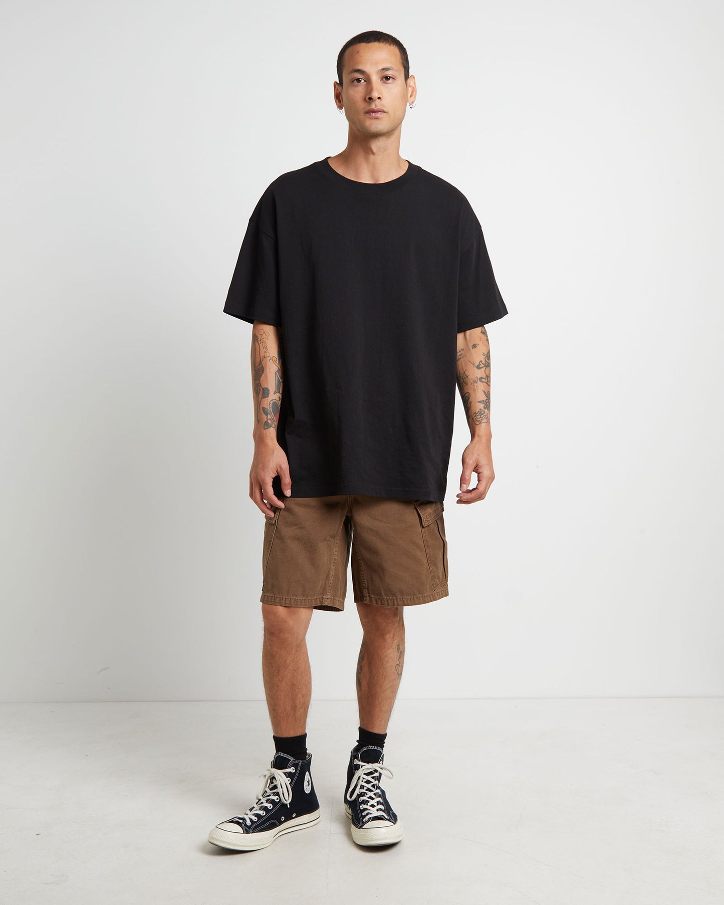 95 Cargo Baggy Shorts in Brown Stone