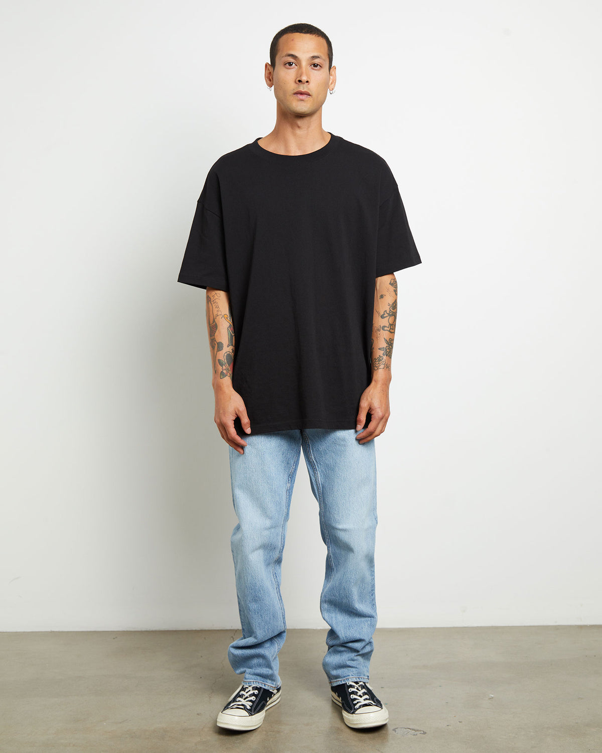 Lou Straight Denim Jeans in Roman Blue ROMAN BLUE