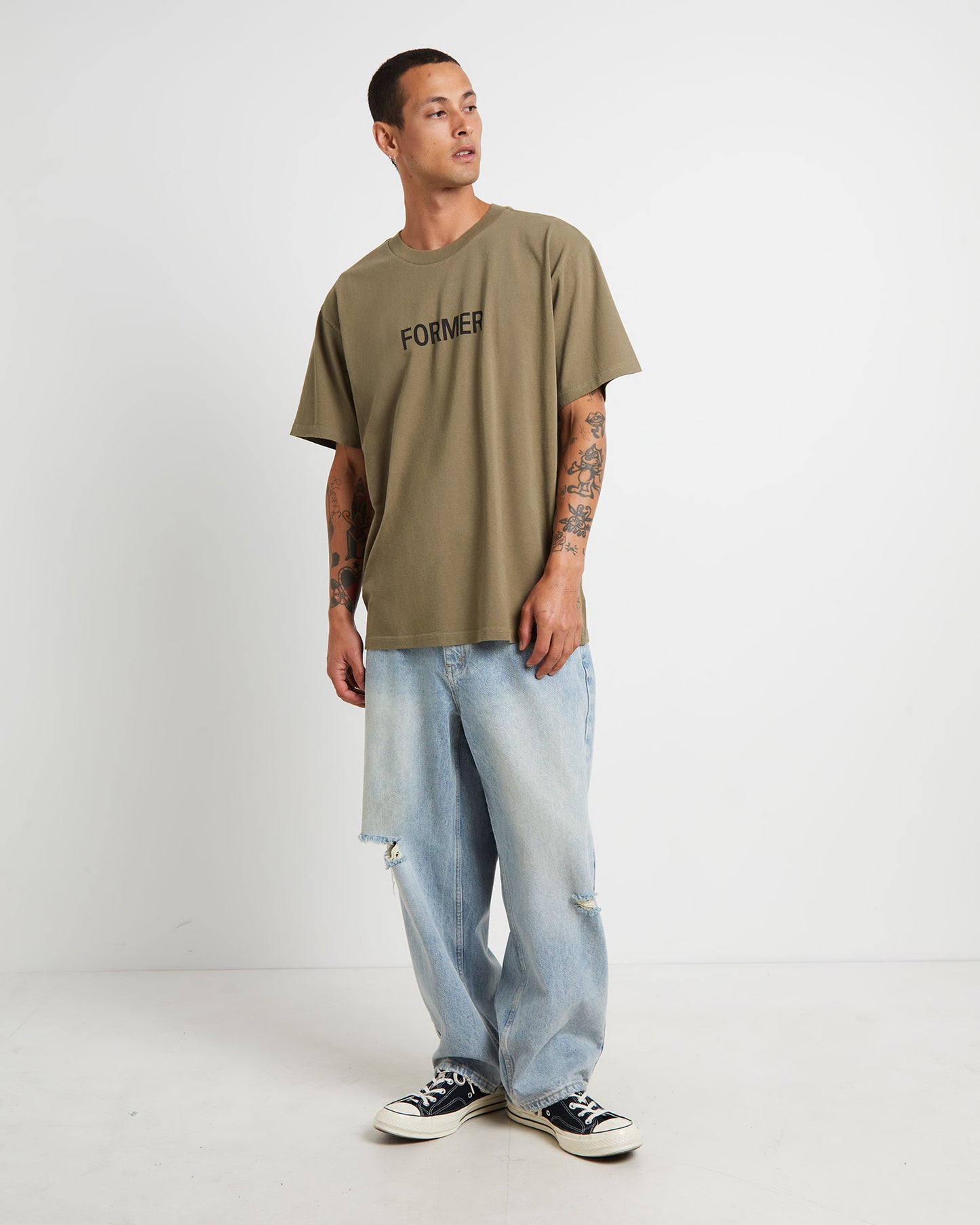 Legacy Short Sleeve T-Shirt in Army Green