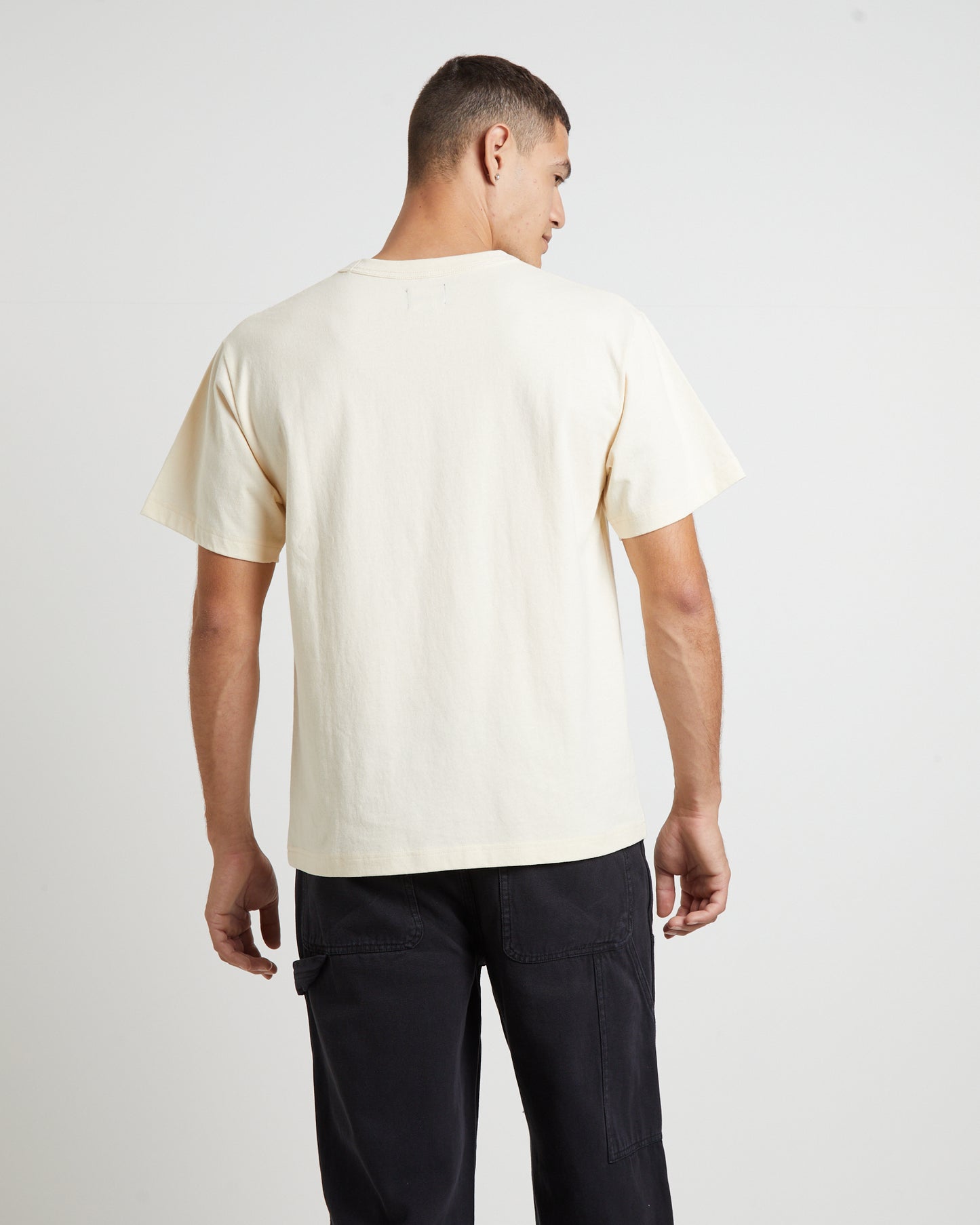 Larriet Gardens Short Sleeve T-Shirt in Natural