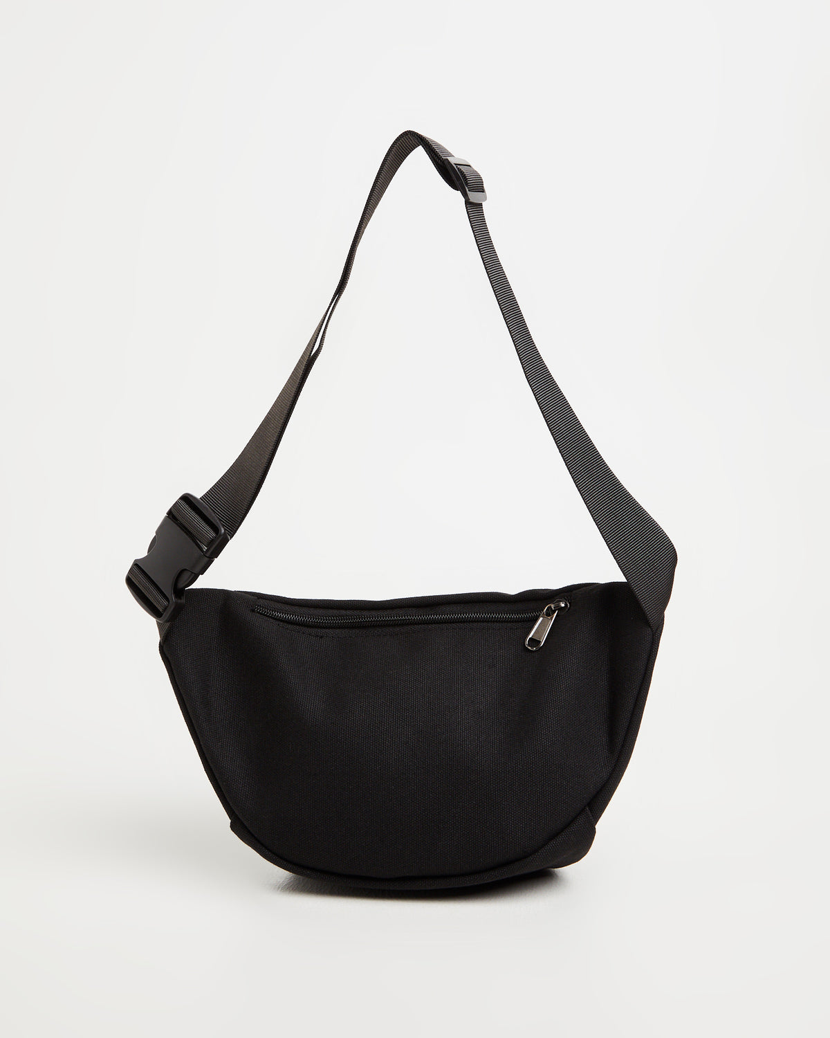 Canvas Satchel Bag in Black BLACK