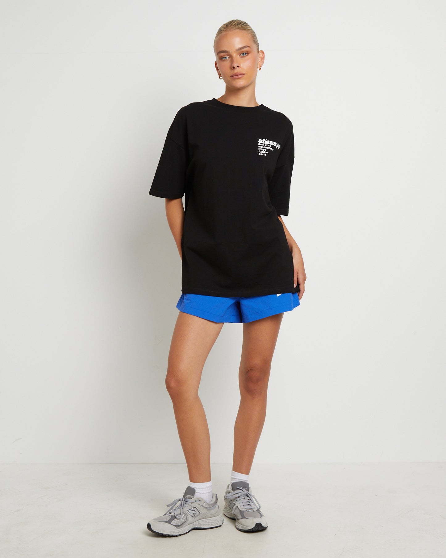 8 Ball Fade Slim T-Shirt in Black