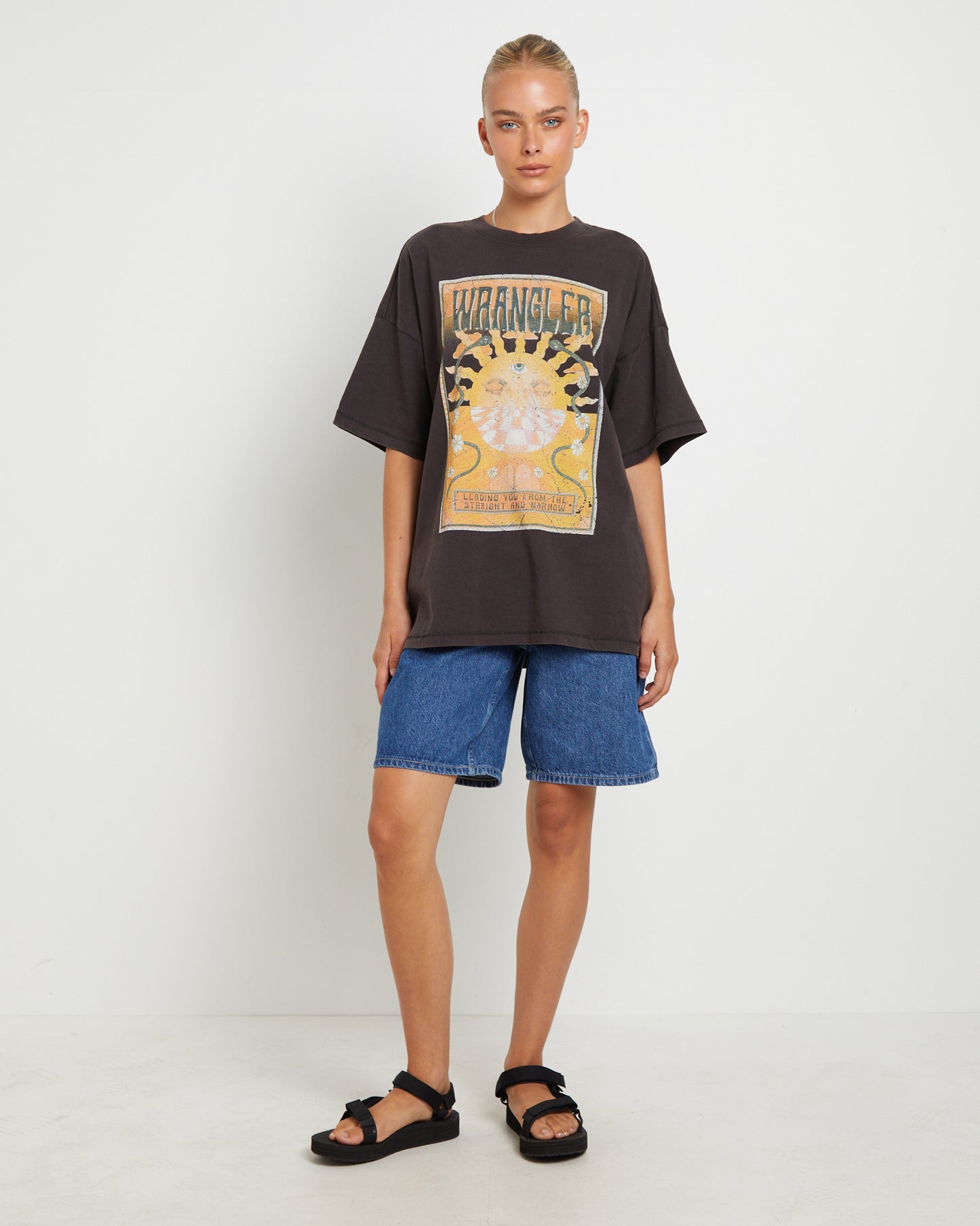 Boxy Slouch Short Sleeve T-Shirt in Mind Mirage