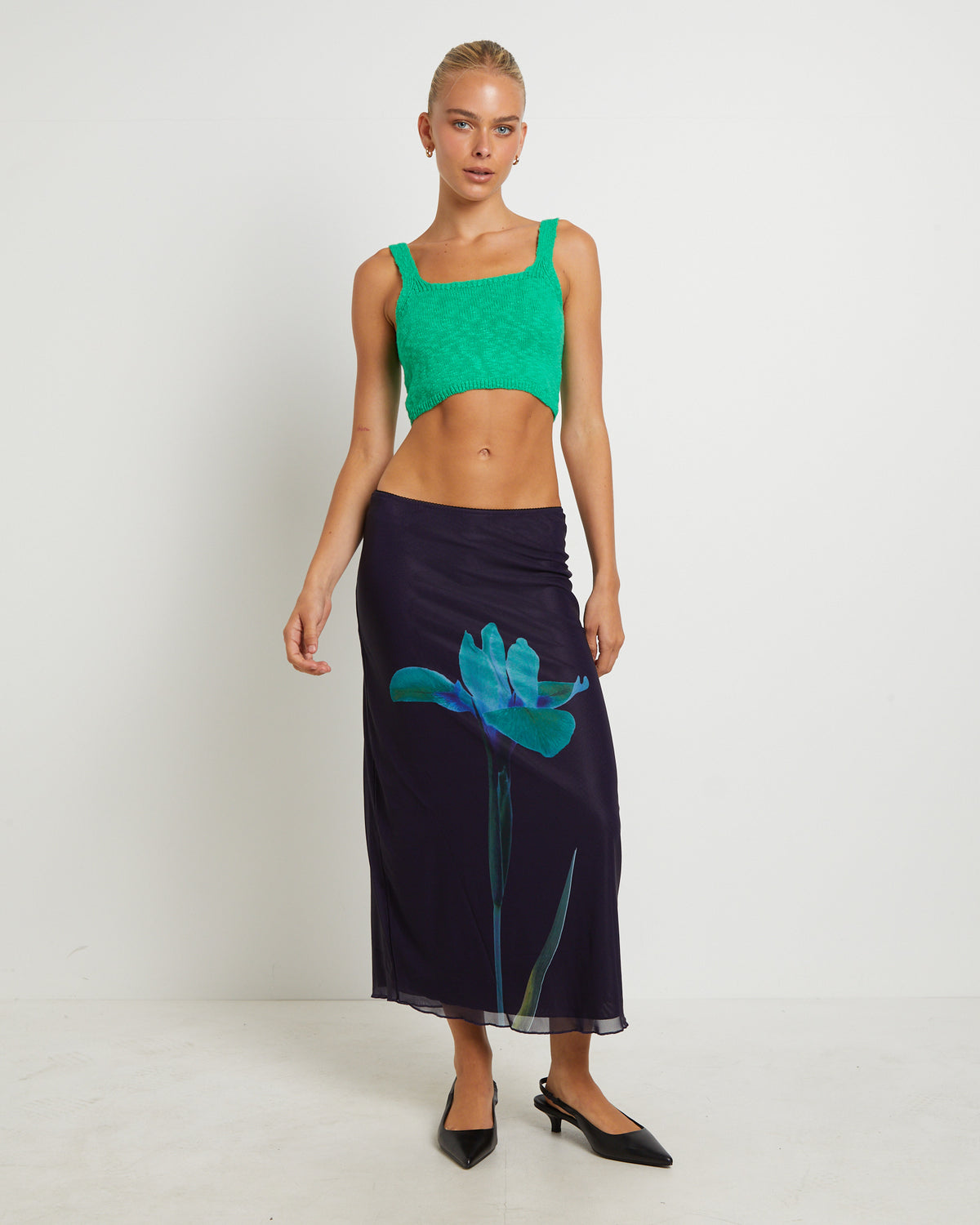 Prairie Knit Cami GRASS