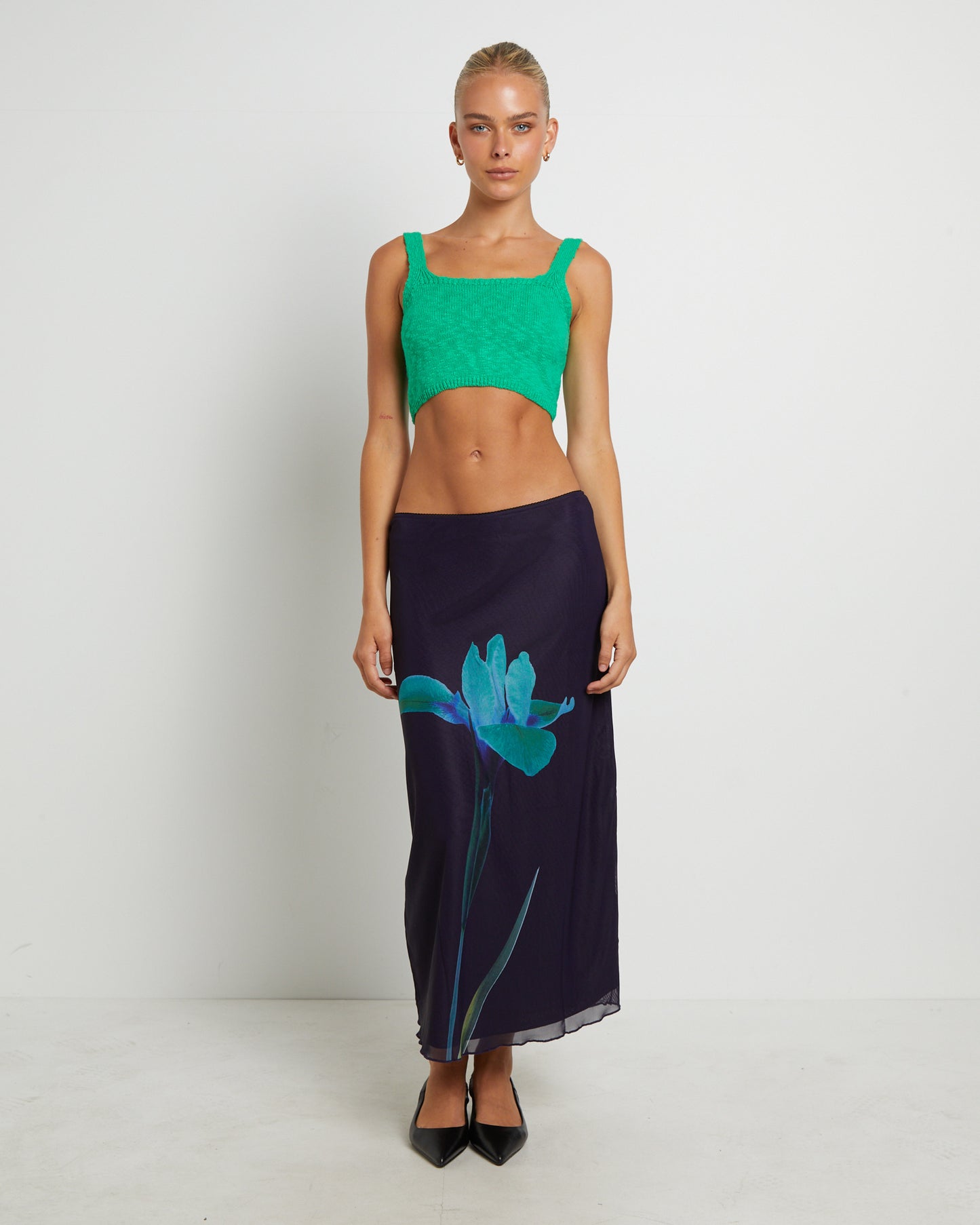 Lassie Maxi Skirt in Navy