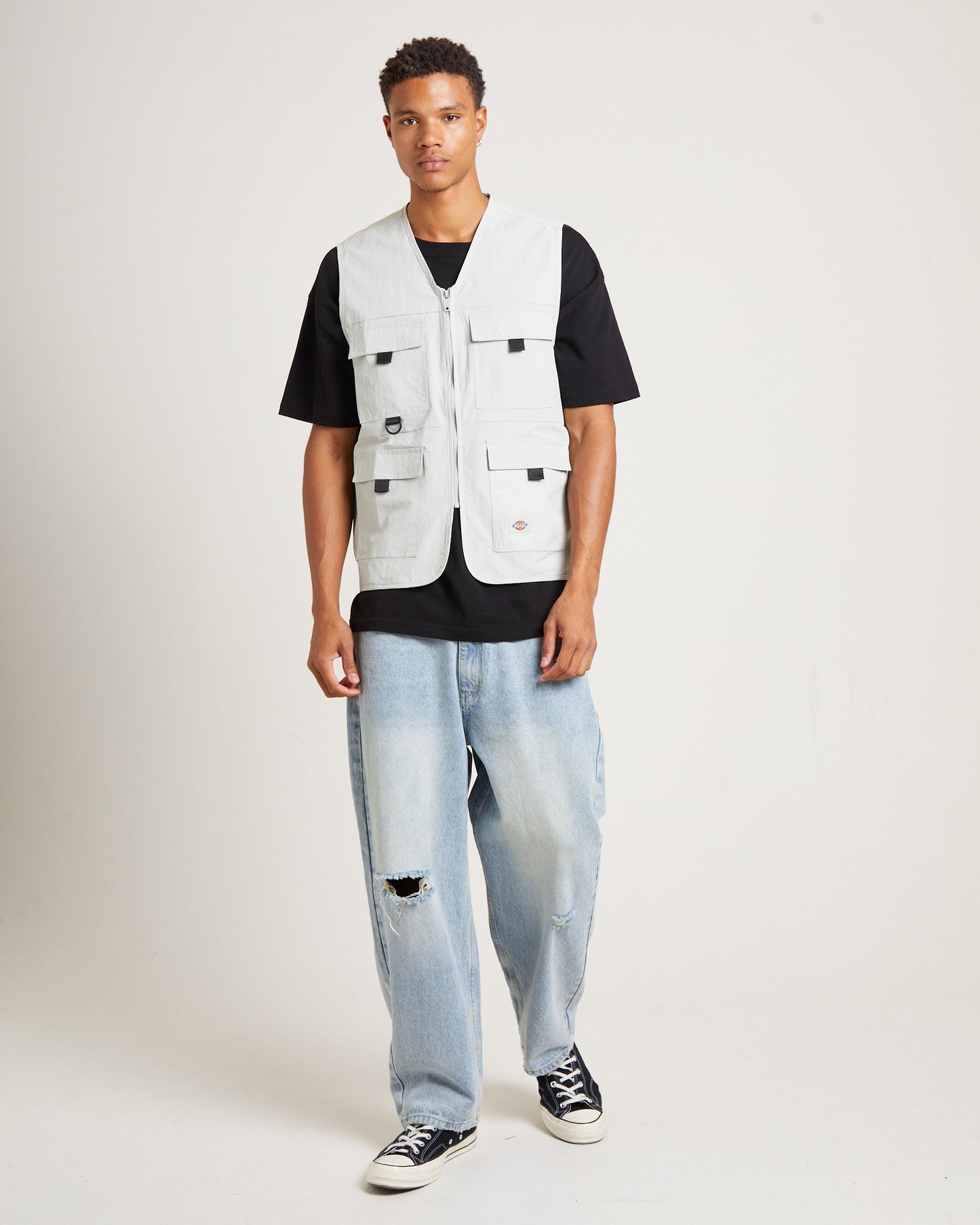 Angleton Vest in Pebble Grey