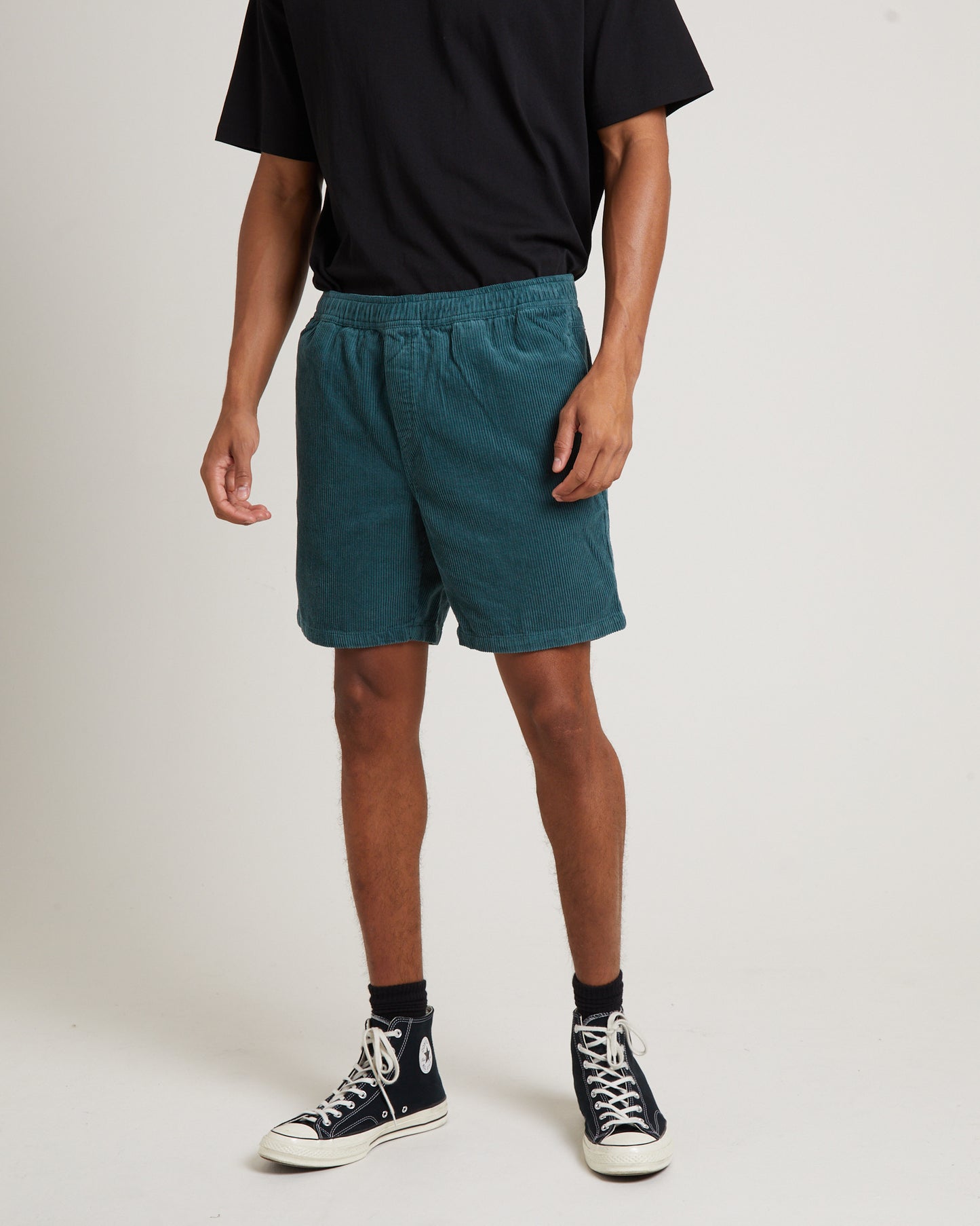Bedford Cord Shorts in Teal