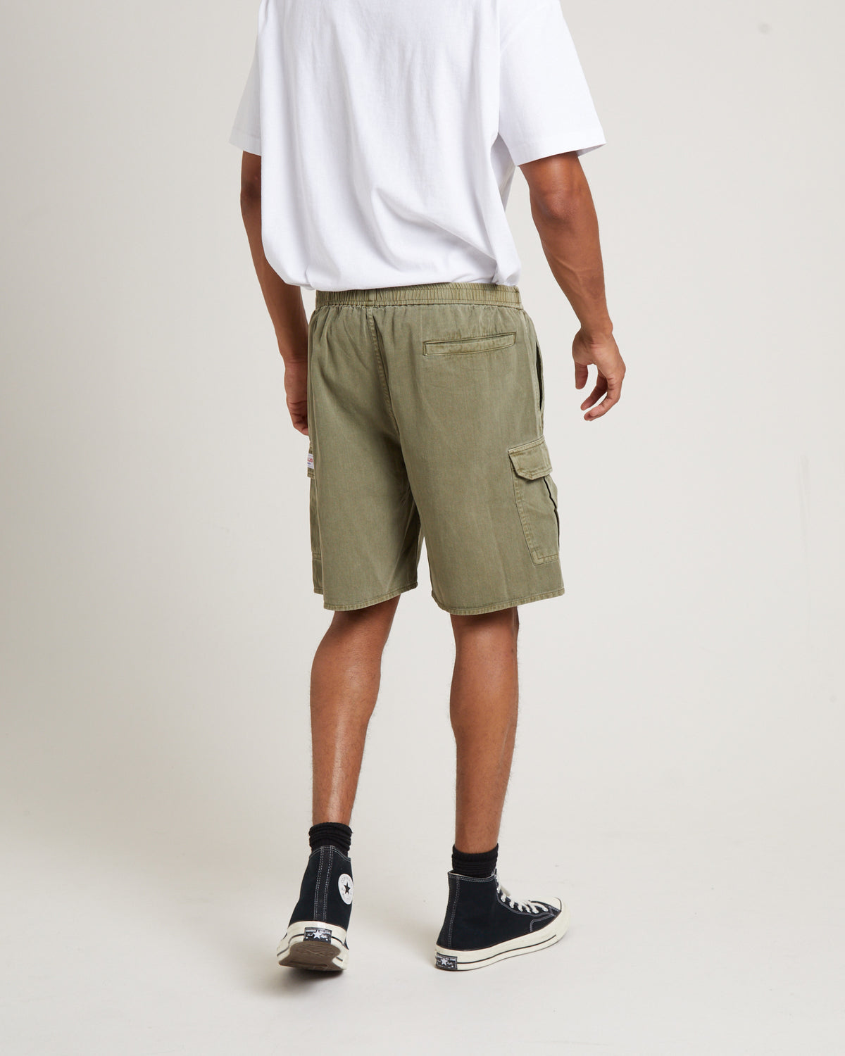 Rollas Cargo Shorts in Army FADED ARMY