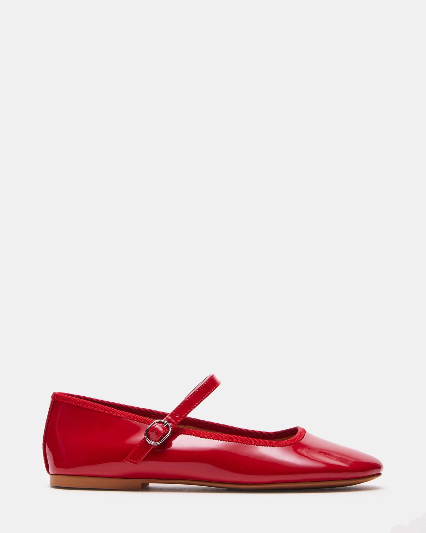 Vinetta Flats in Red Patent