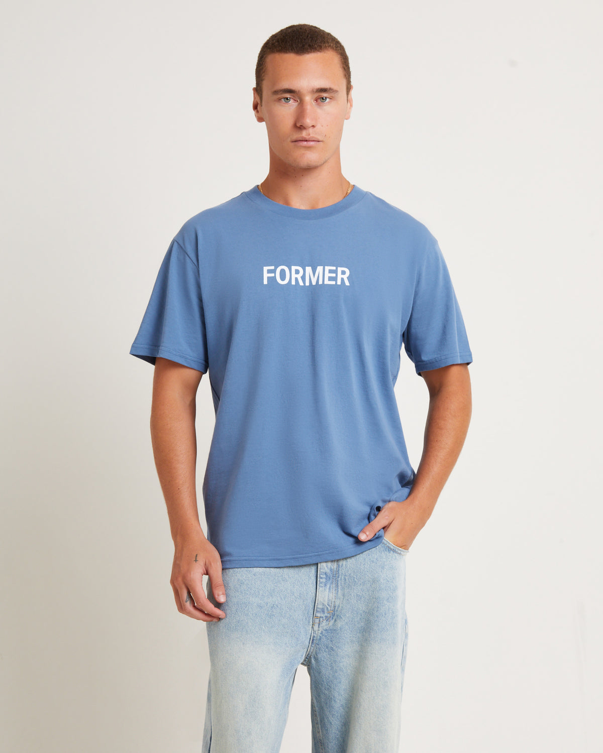 Legacy Short Sleeve T-Shirt in Cadet CADET/WHITE