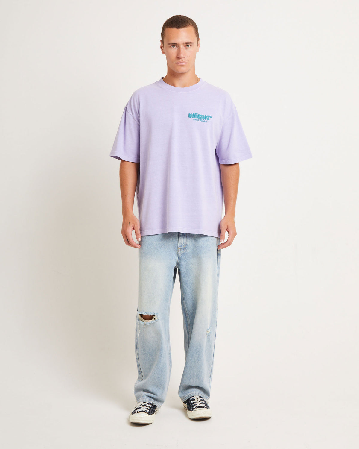 Narli Short Sleeve T-Shirt in Lavender LAVENDAR