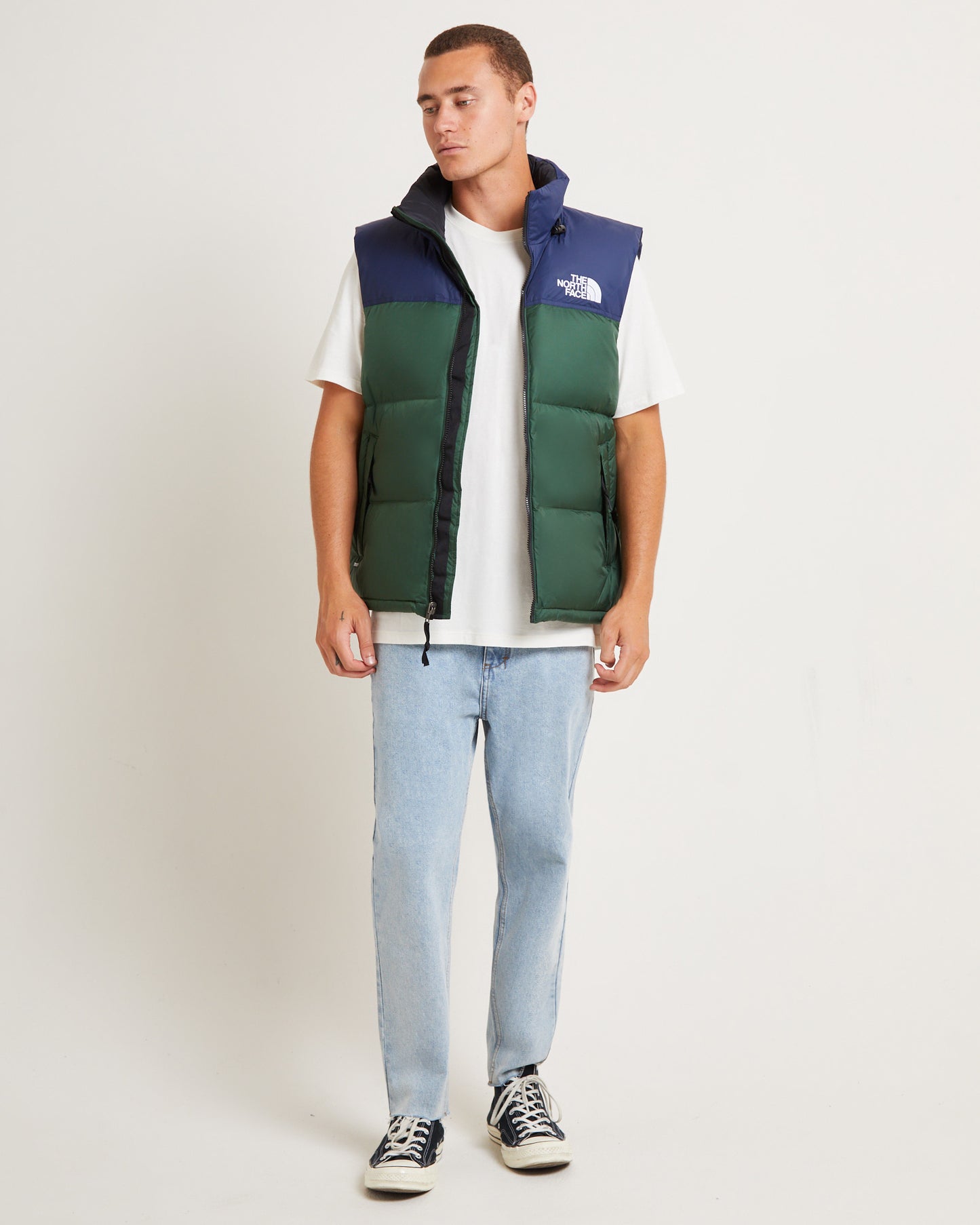 1996 Nuptse Retro Vest in Pine Needle