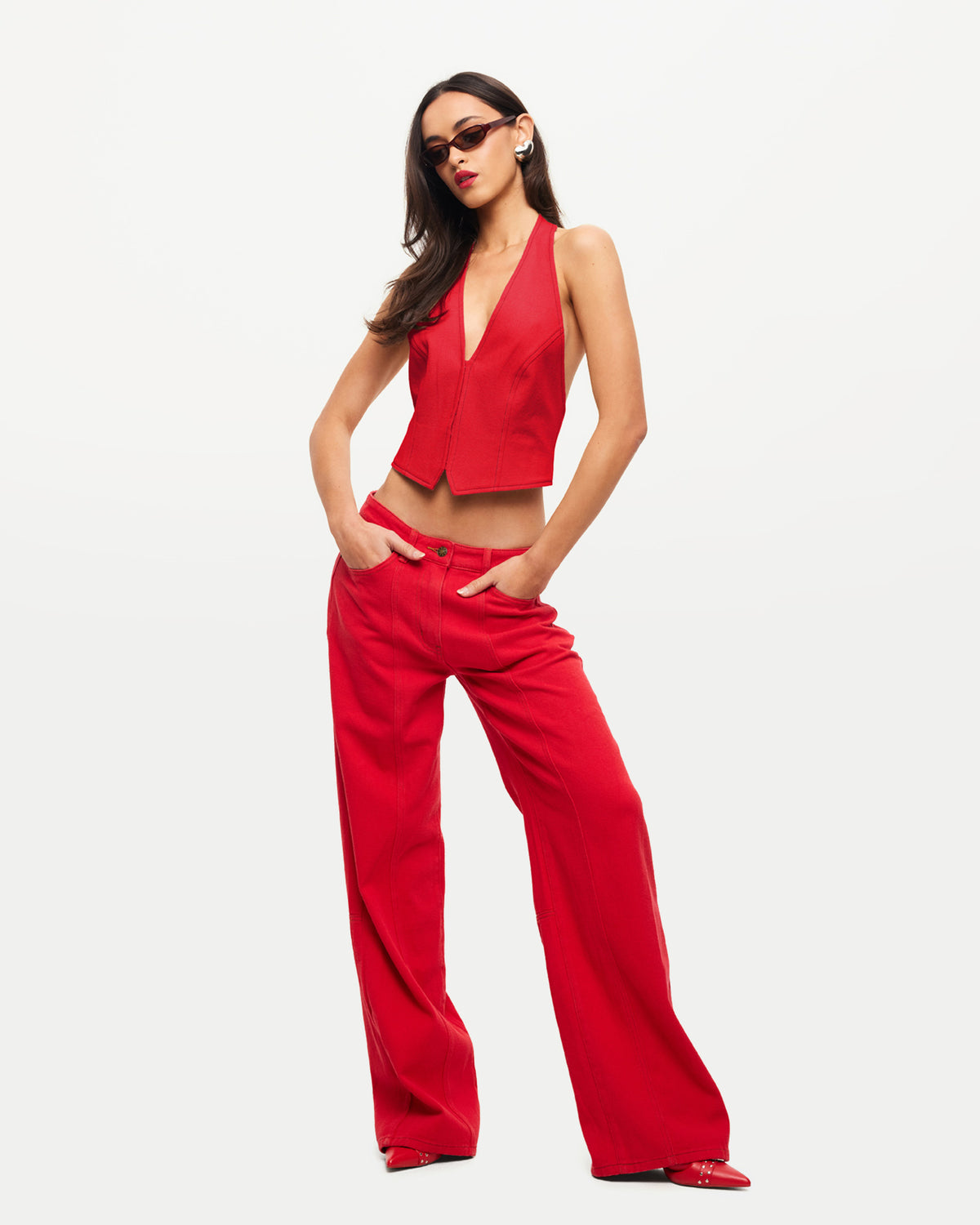 Dawson Jeans in Crimsom Red CRIMSOM