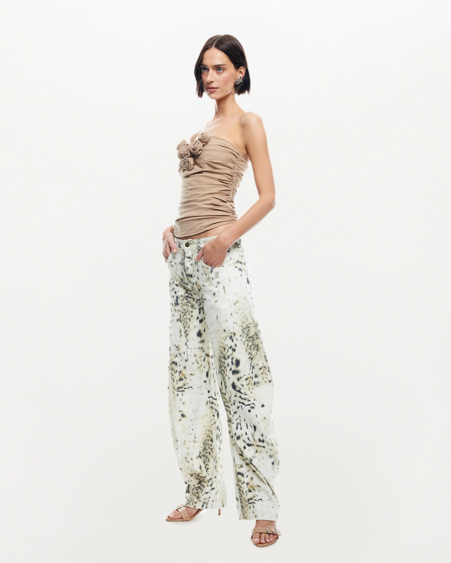 Horseshoe Jeans Snow Leopard