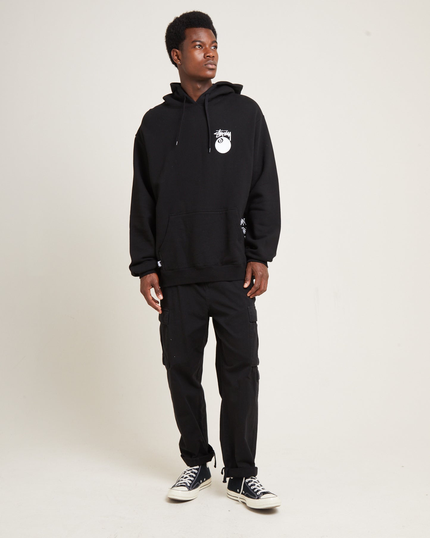 Test Strike Fleece Hoodie Black