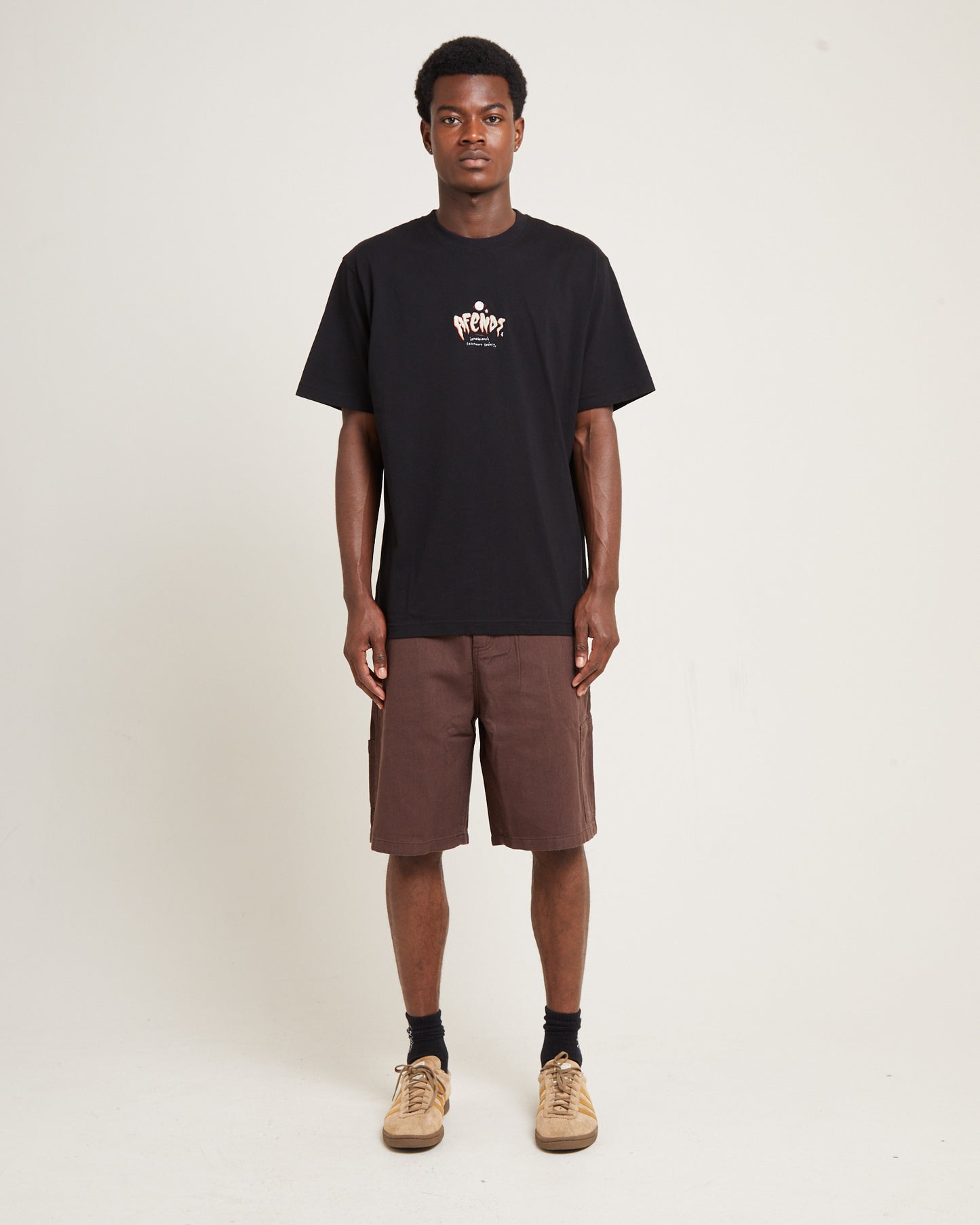 Enjoyment Recycled Retro Fit Short Sleeve T-Shirt Black