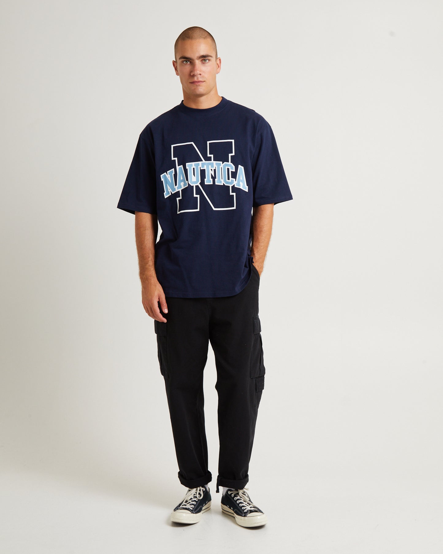 Omega Short Sleeve T-Shirt Navy