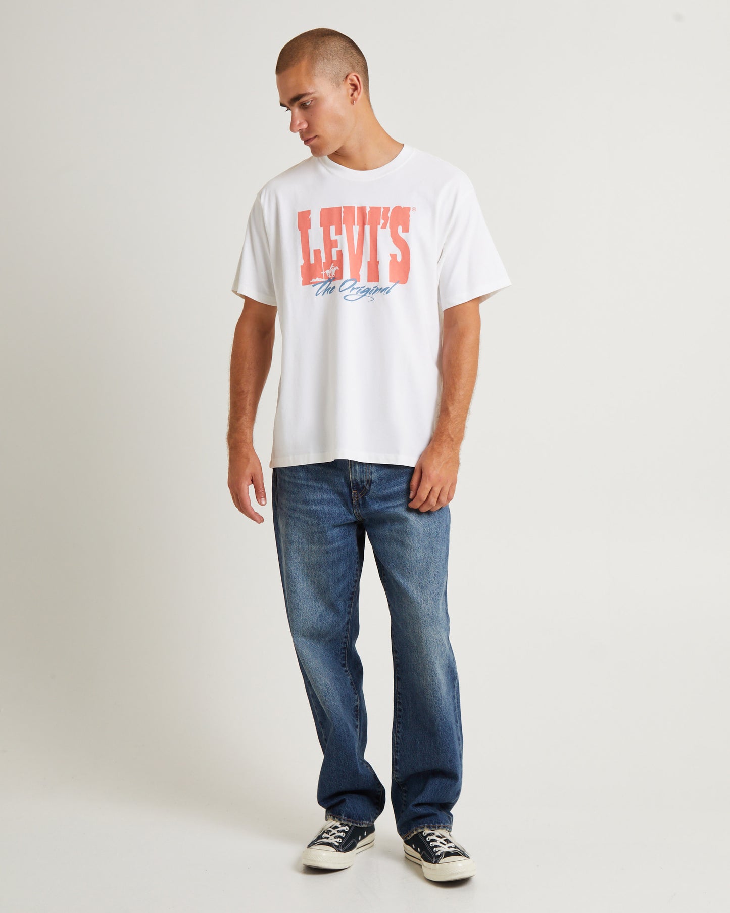 Vintage Fit Graphic T-Shirt White