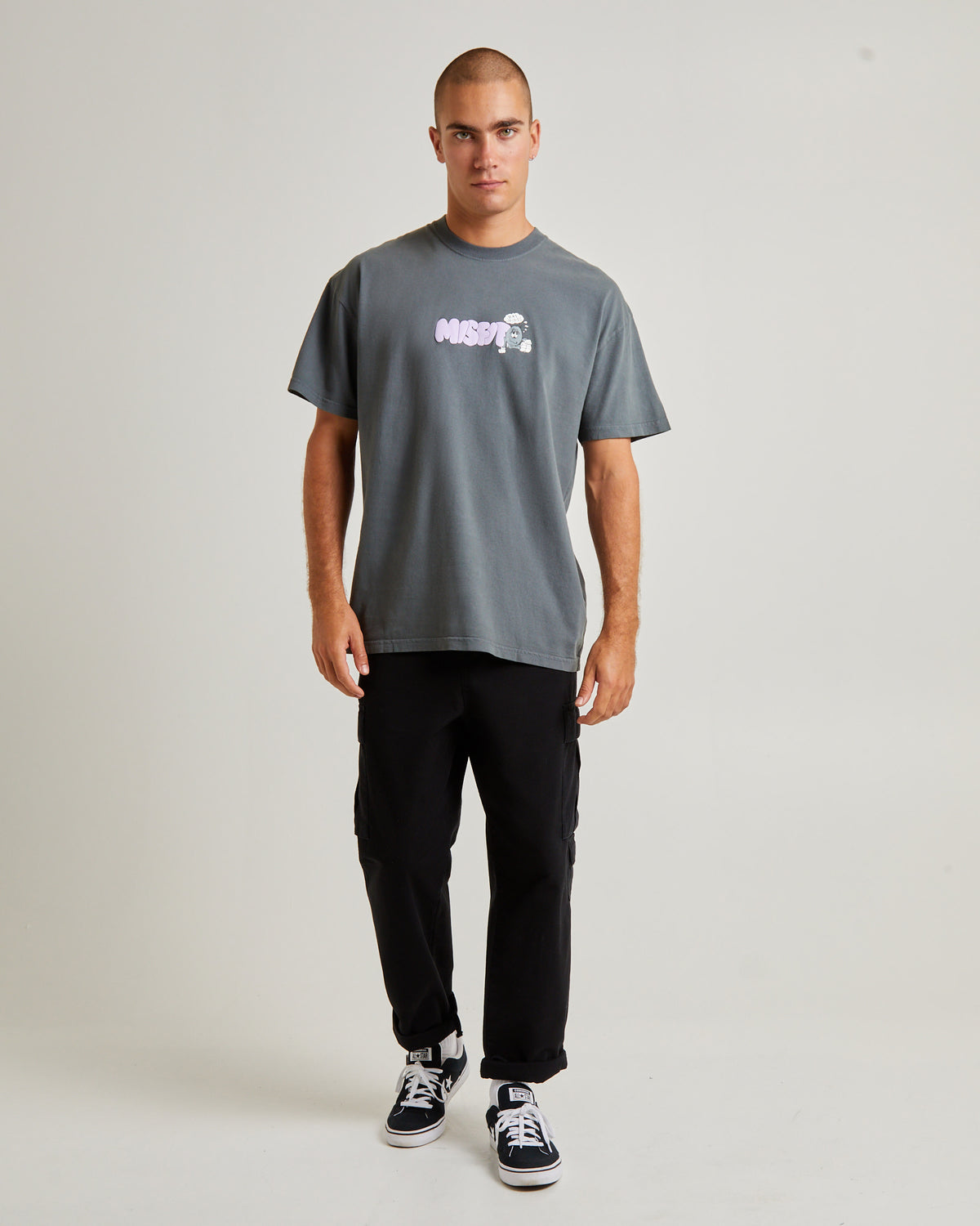 Loving Hopes Short Sleeve T-Shirt Petrol PIGMENT PETROL