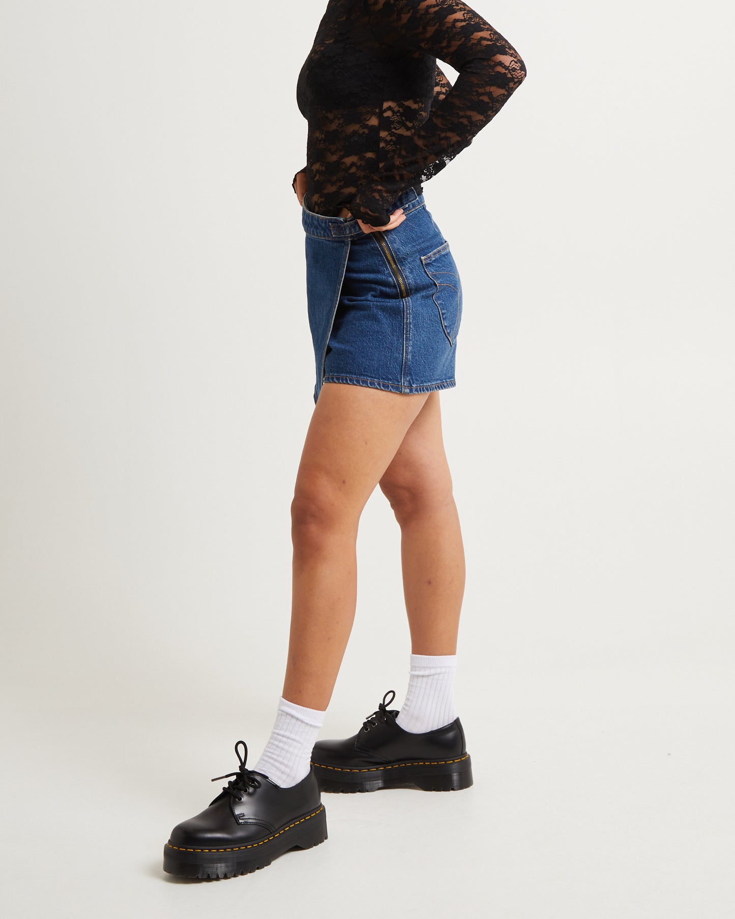 Leah Sheer Long Sleeve Lace Top