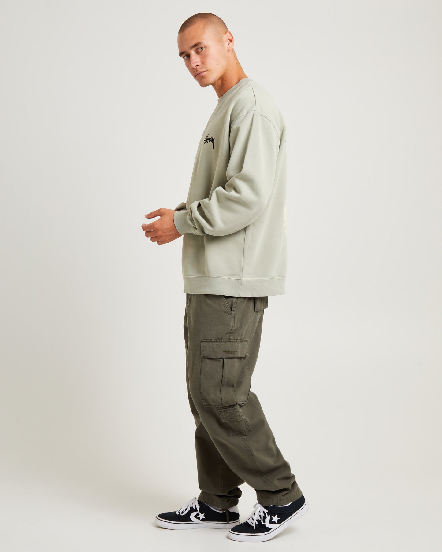 Fuzzy Dice Fleece Crew Jumper
