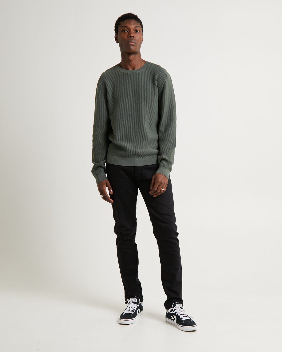 Strummer Rib Long Sleeve Spruce Green SPRUCE GREEN