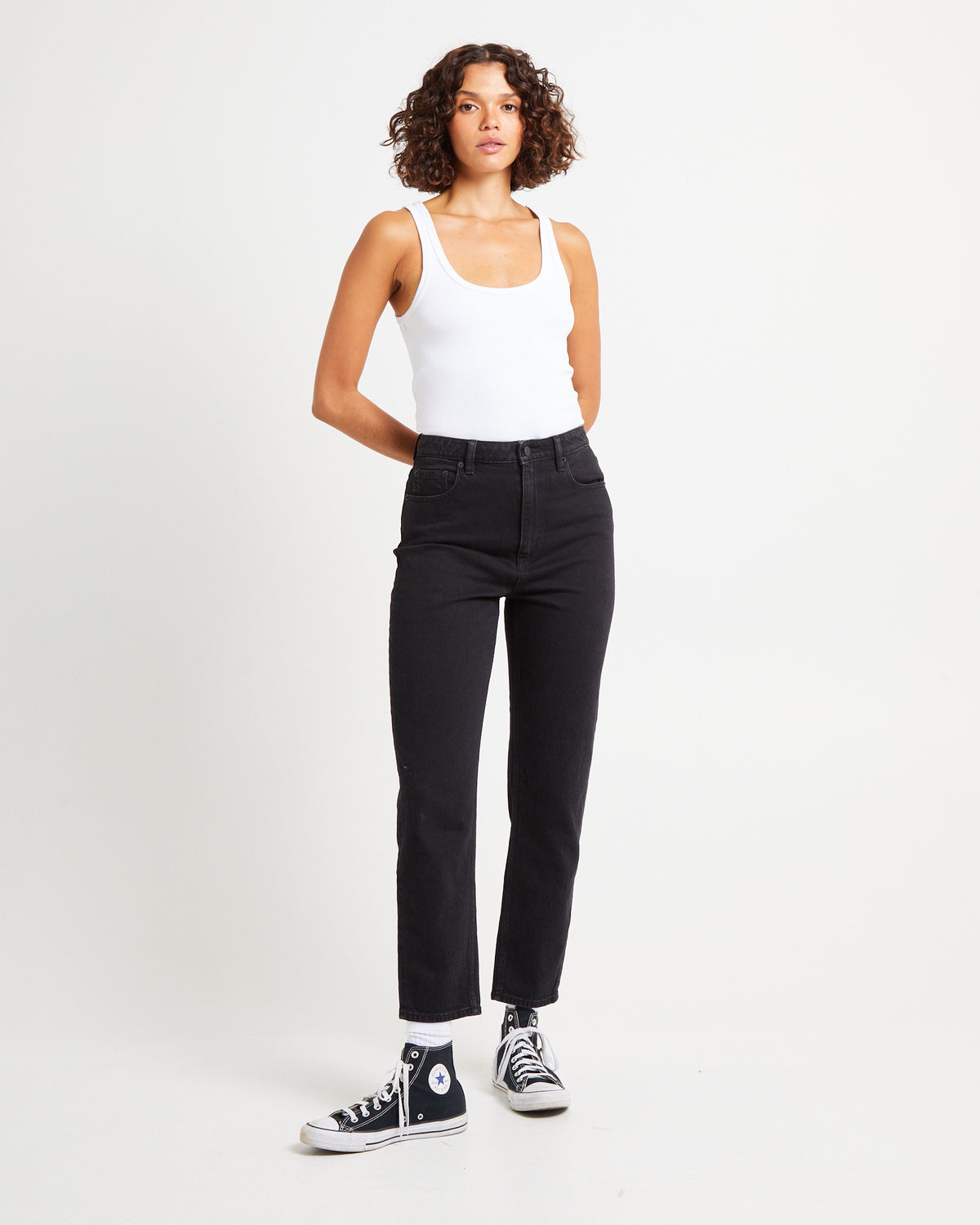High Mom Jeans Homme Black HOMME BLACK