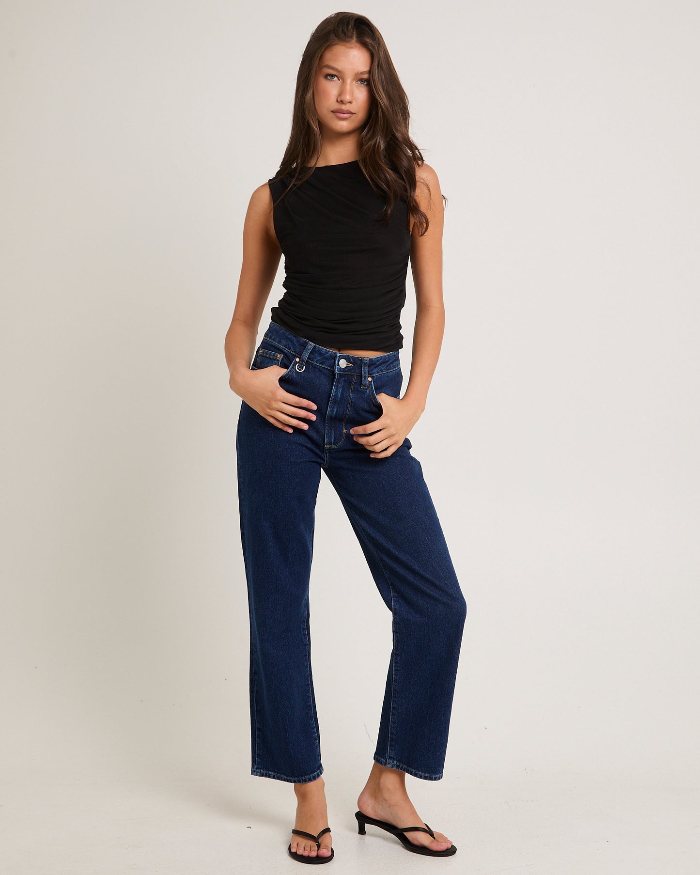 Nico Straight Denim Jeans