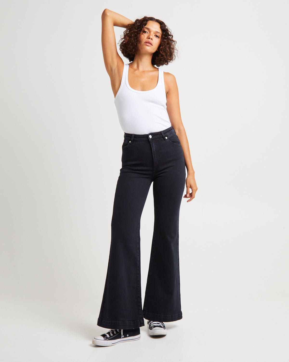 Eastcoast Flare Denim Jeans BLACK