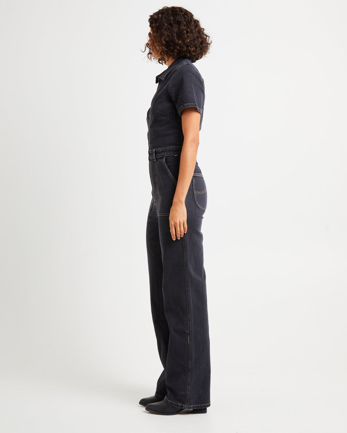 Grace Boilersuit Wideleg Hollaback Black HOLLABACK