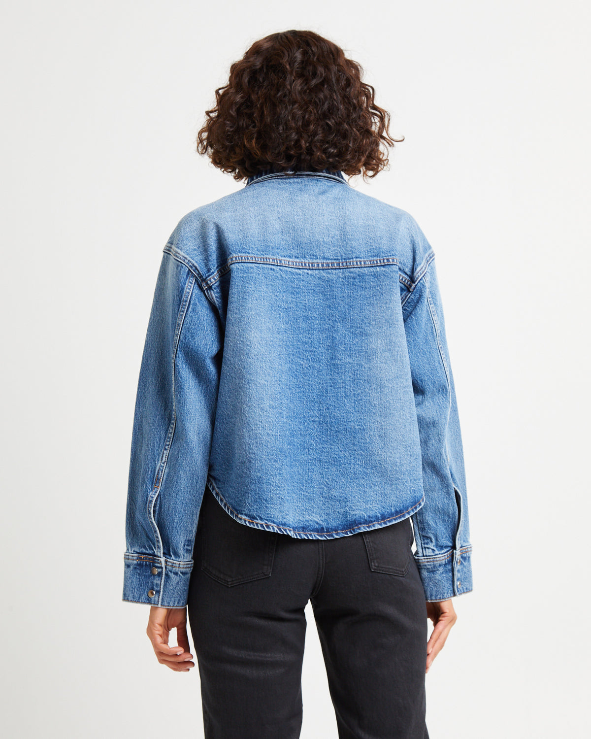 Eva Denim Shacket Vintage Indigo VINTAGE INDIGO