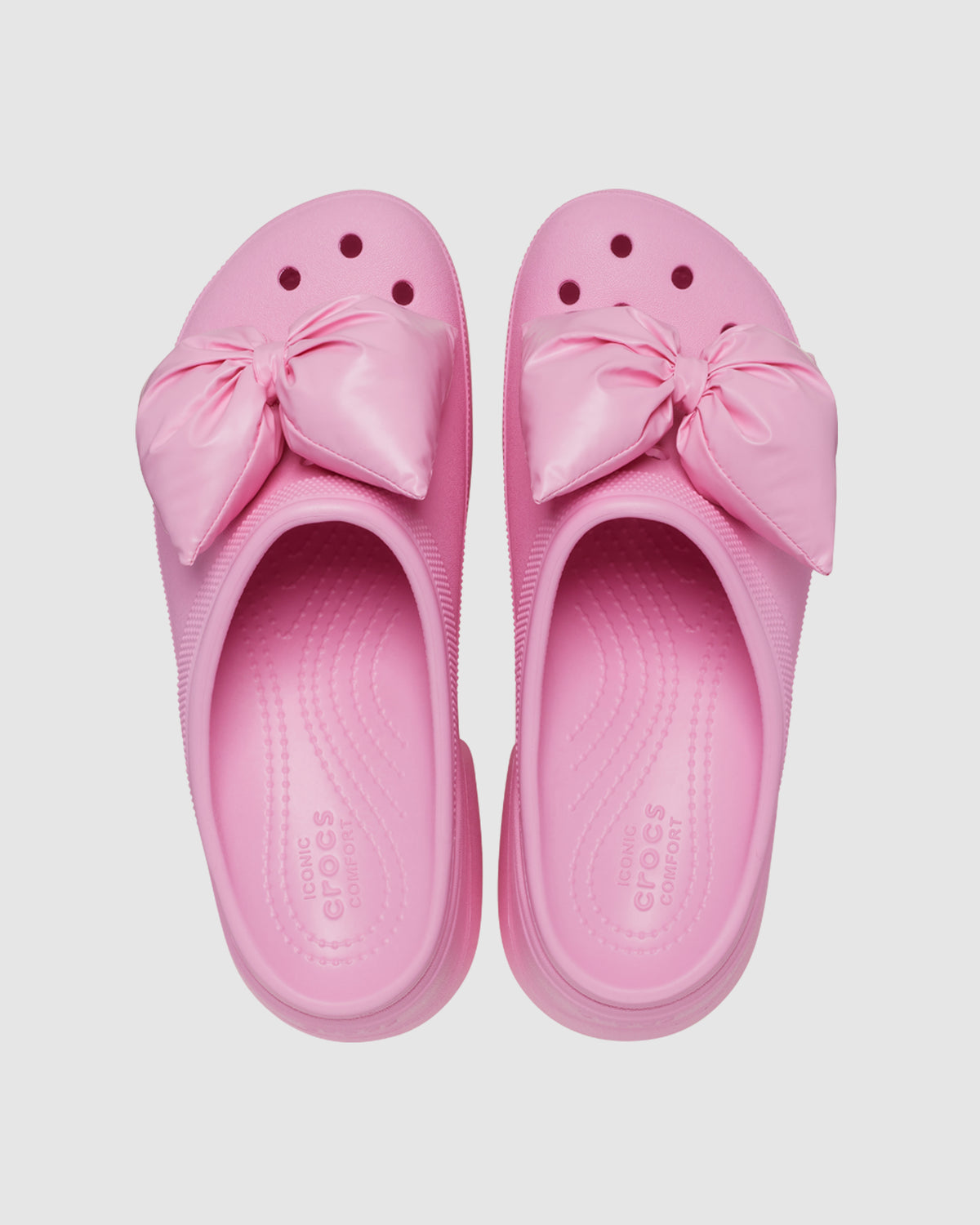 Siren Bow Clogs PINK TWEED