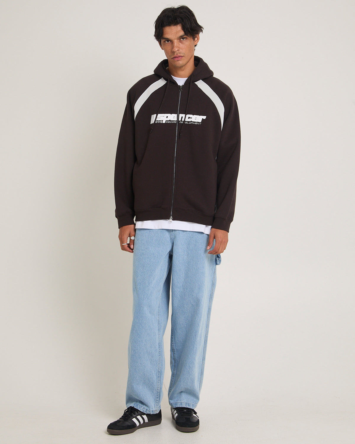 Kay Embroided Wide Leg Denim Pants LIGHT BLUE