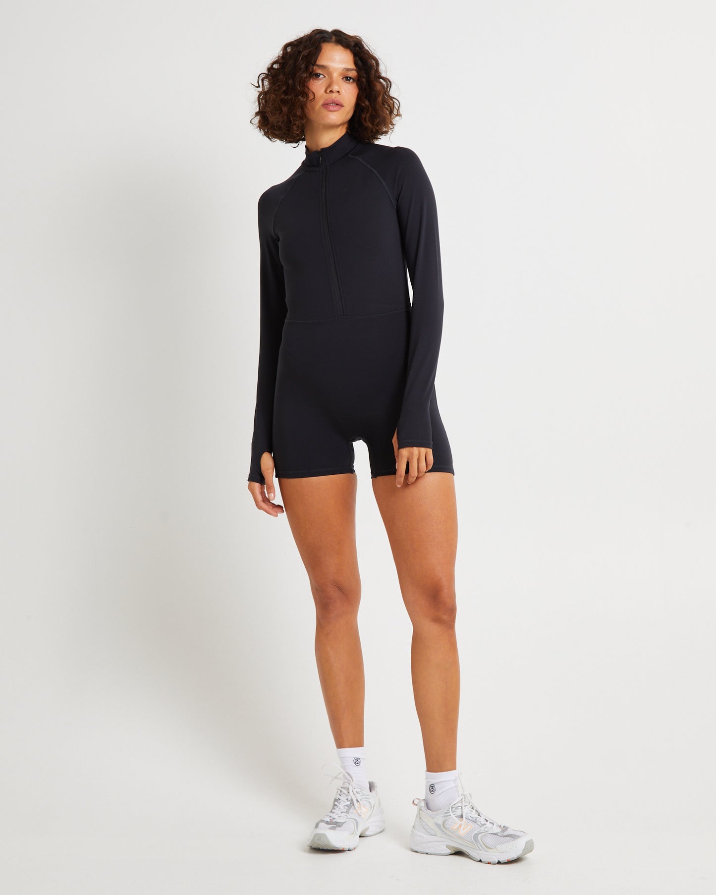 Long Sleeve Zip Unitard