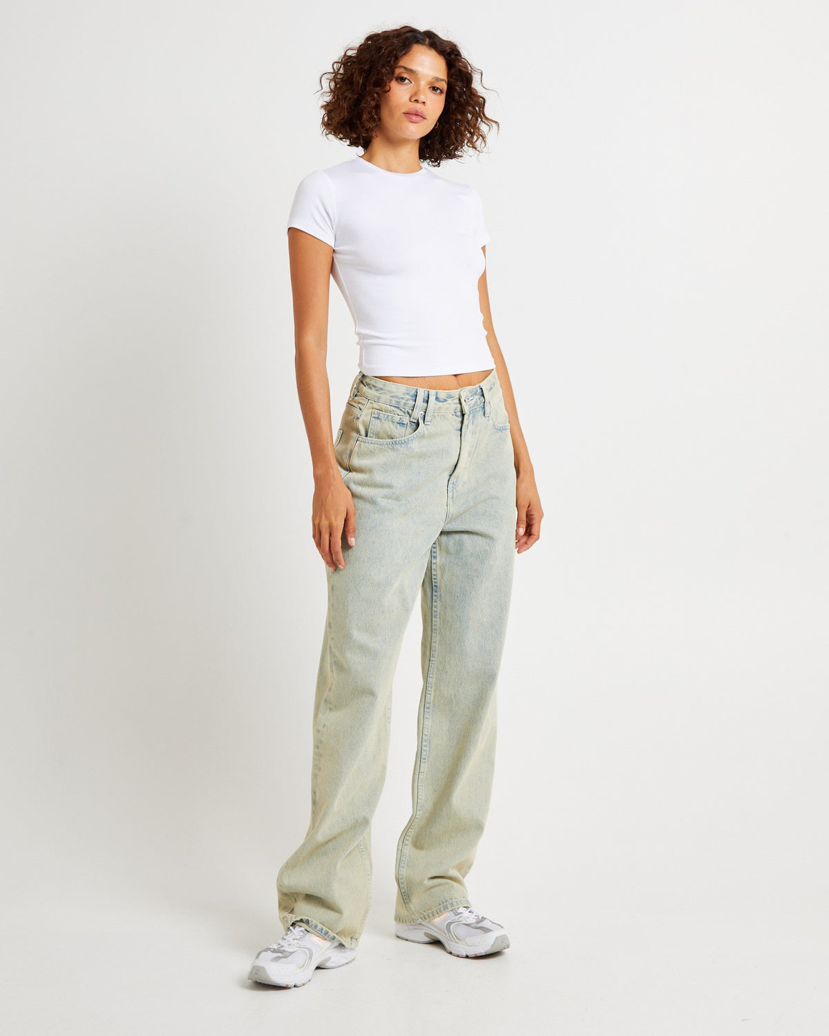 Bobby Baggy Dad Denim Jeans ORANGE TINT