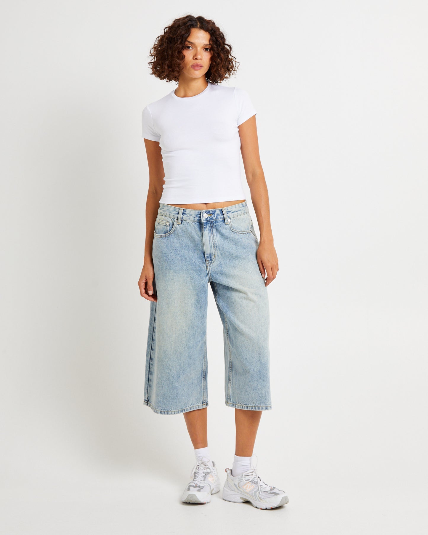 Bobby Crop Denim Jorts