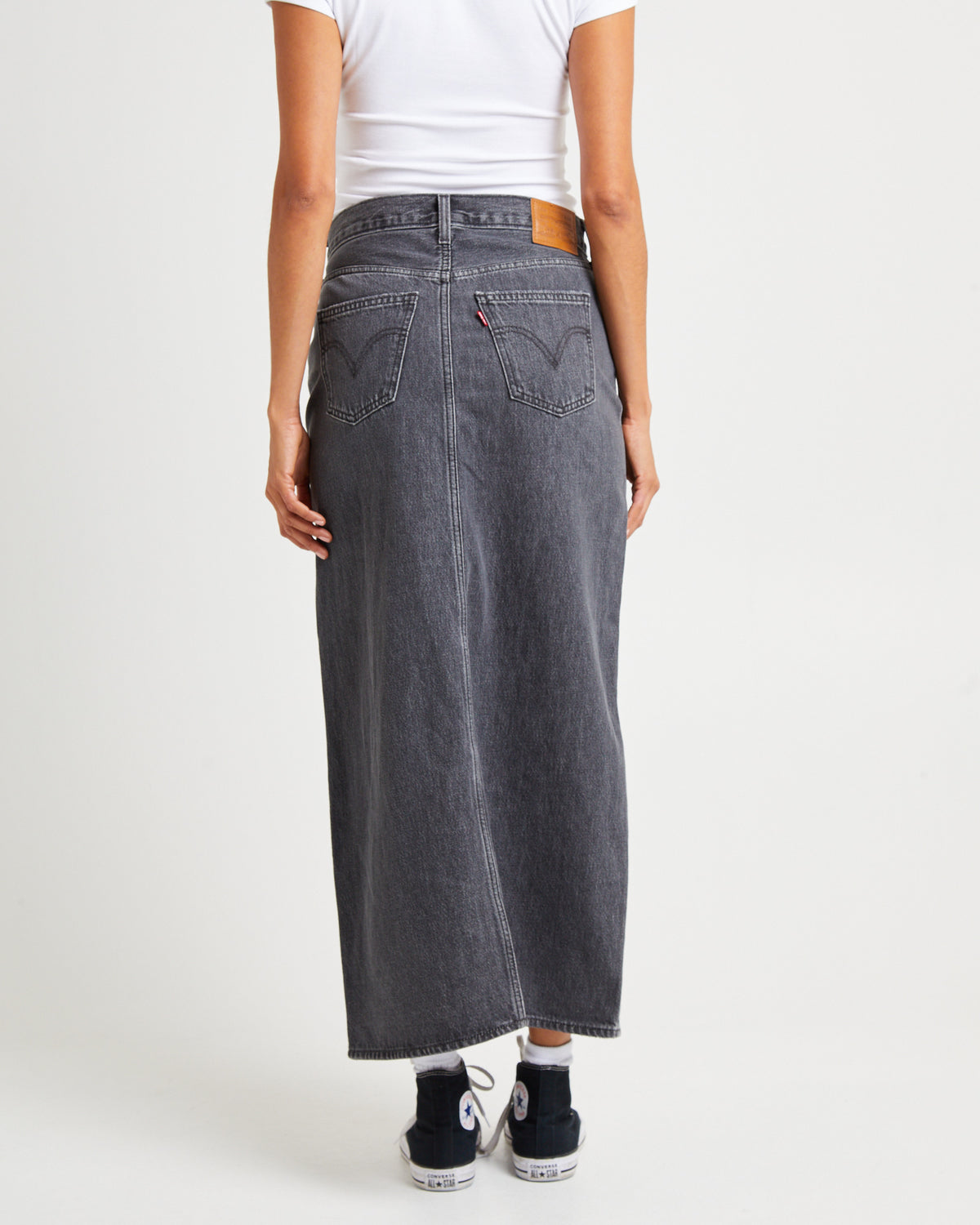 Ankle Column Denim Maxi Denim Skirt Adventure Seeker ADVENTURE SEEKER