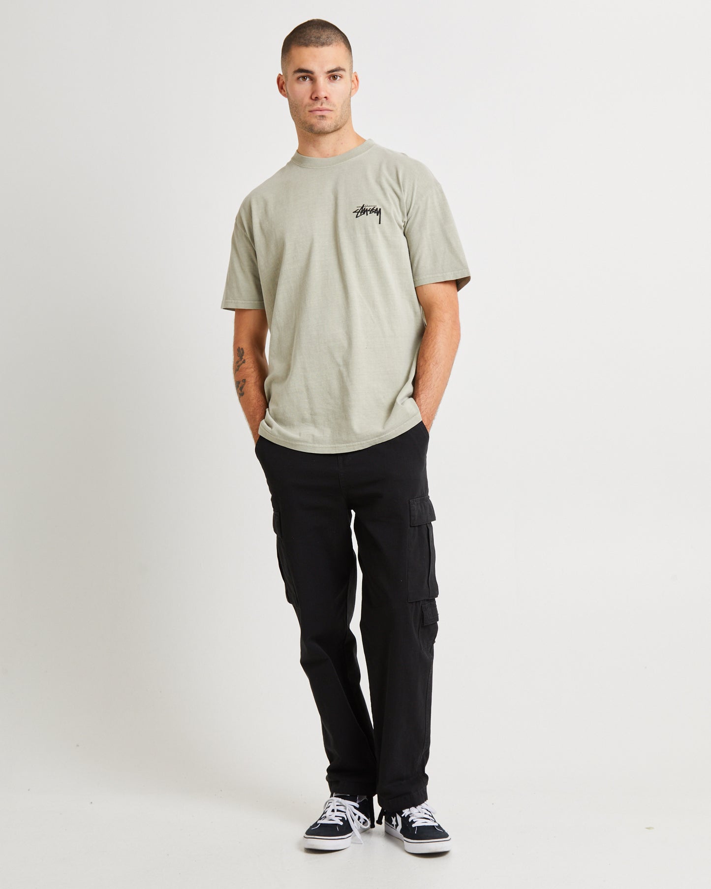 Fuzzy Dice Short Sleeve T-Shirt Olive