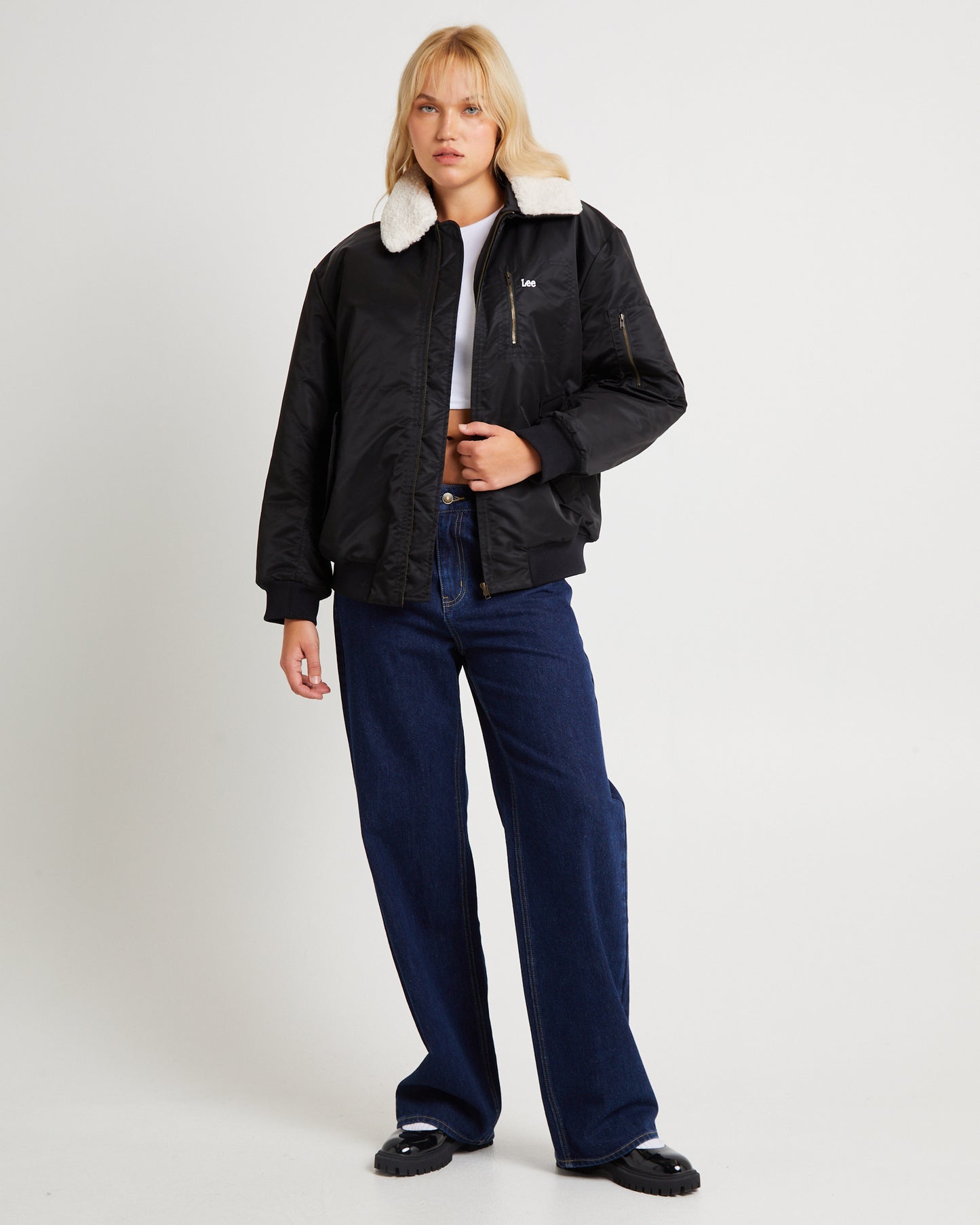 Angelina Bomber Jacket Black
