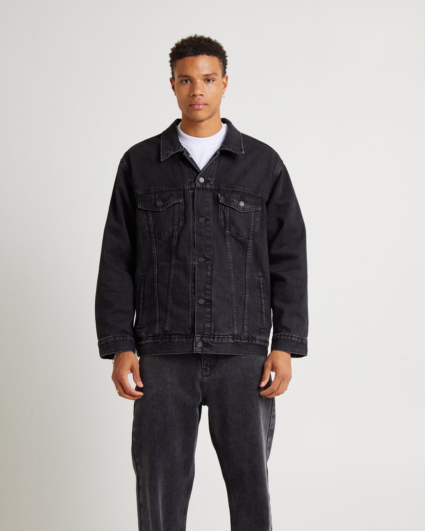 New Relaxed Fit Trucker Denim Jacket Superior