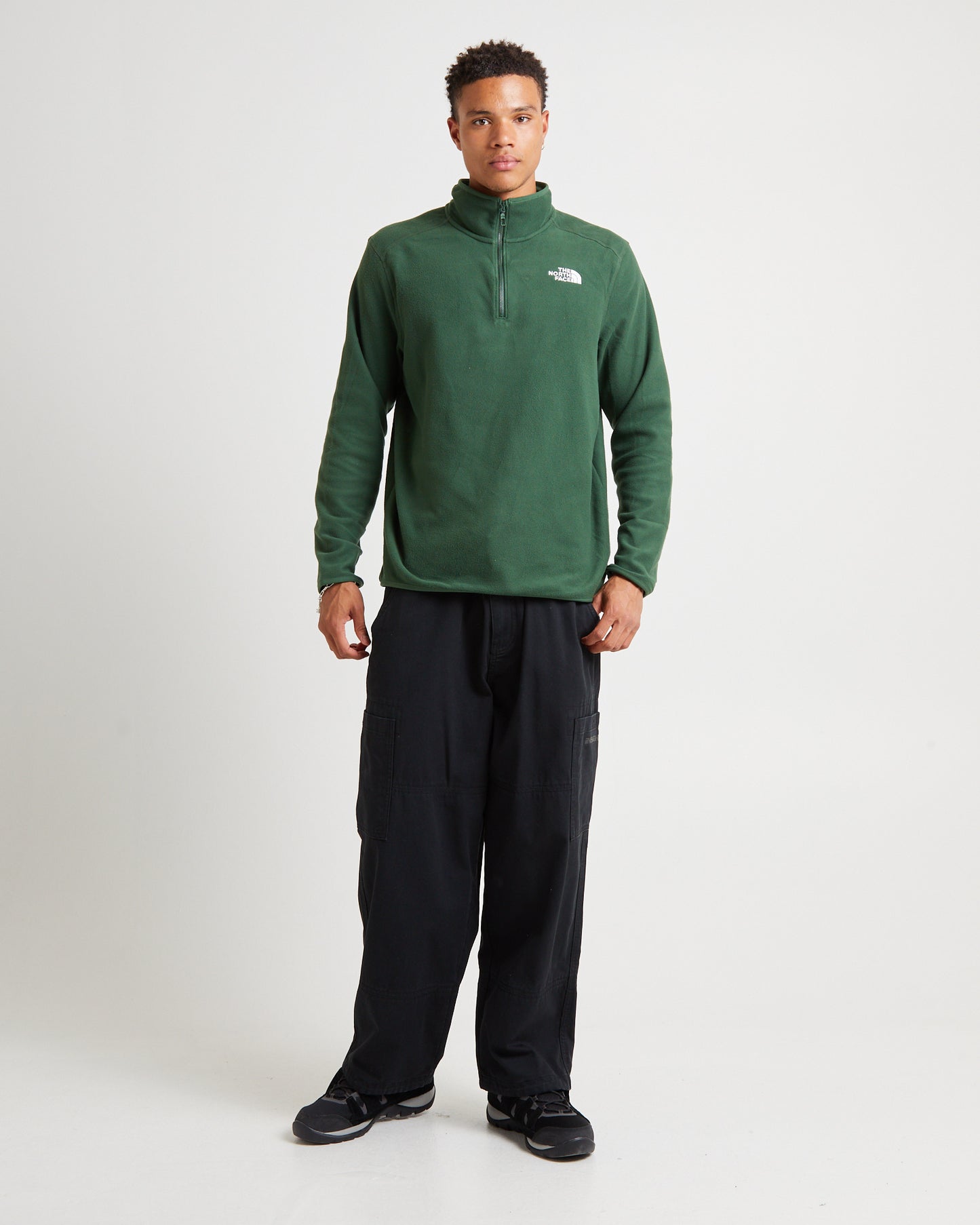 100 Glacier 1/4 Zip Jumper Pine Needle