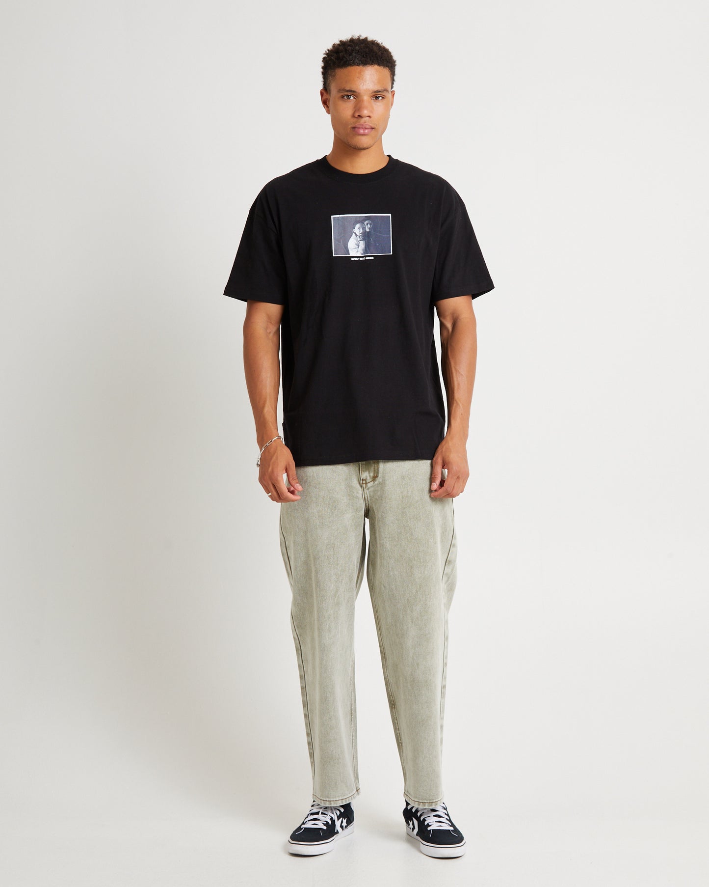 Brat Short Sleeve T-Shirt Washed Black