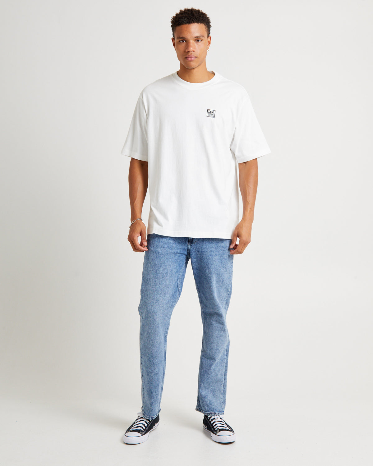 Lee Limited Baggy T-Shirt Vintage White Vintage White