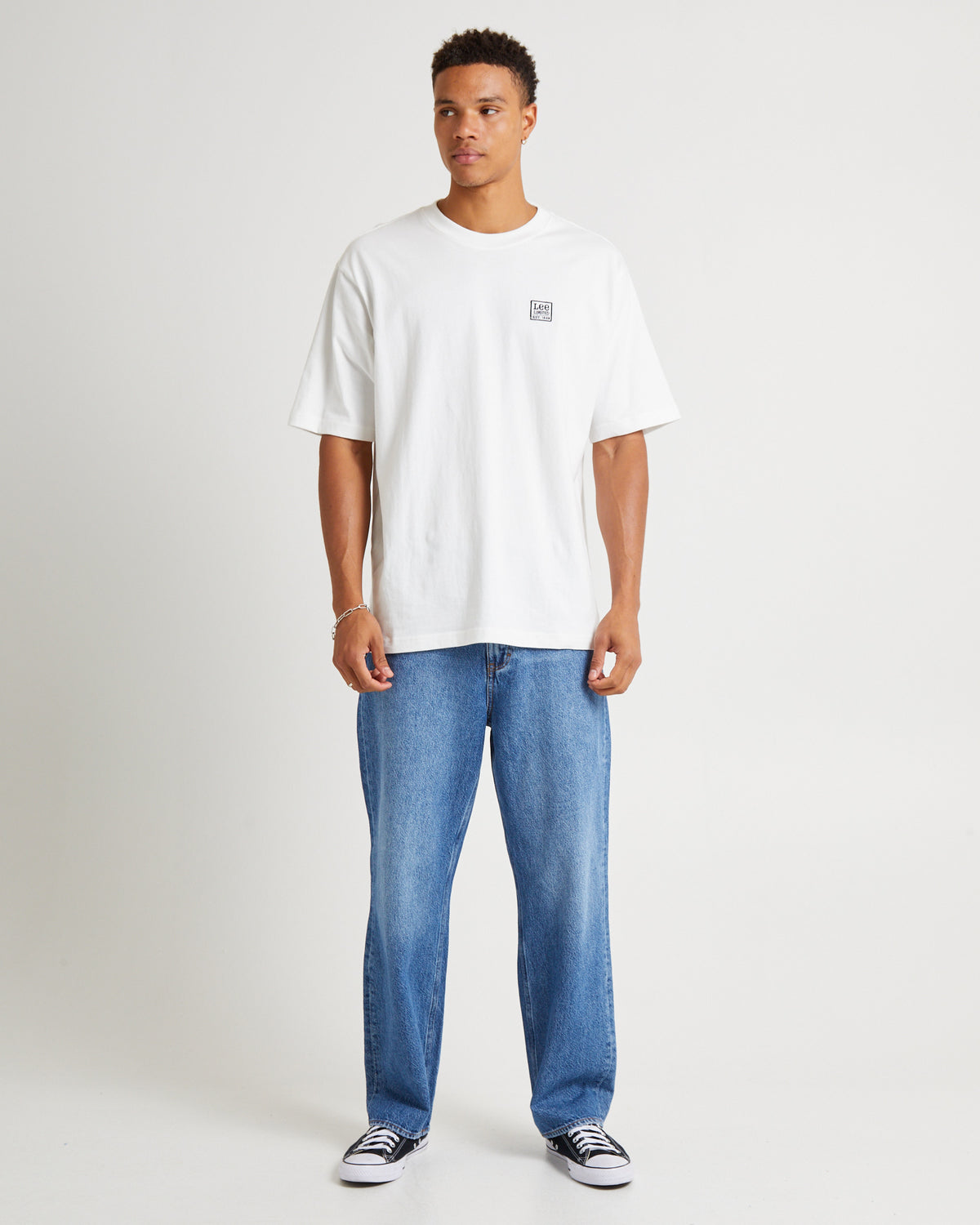 L-Four Baggy Denim Jeans Turntable TURNTABLE INDIGO