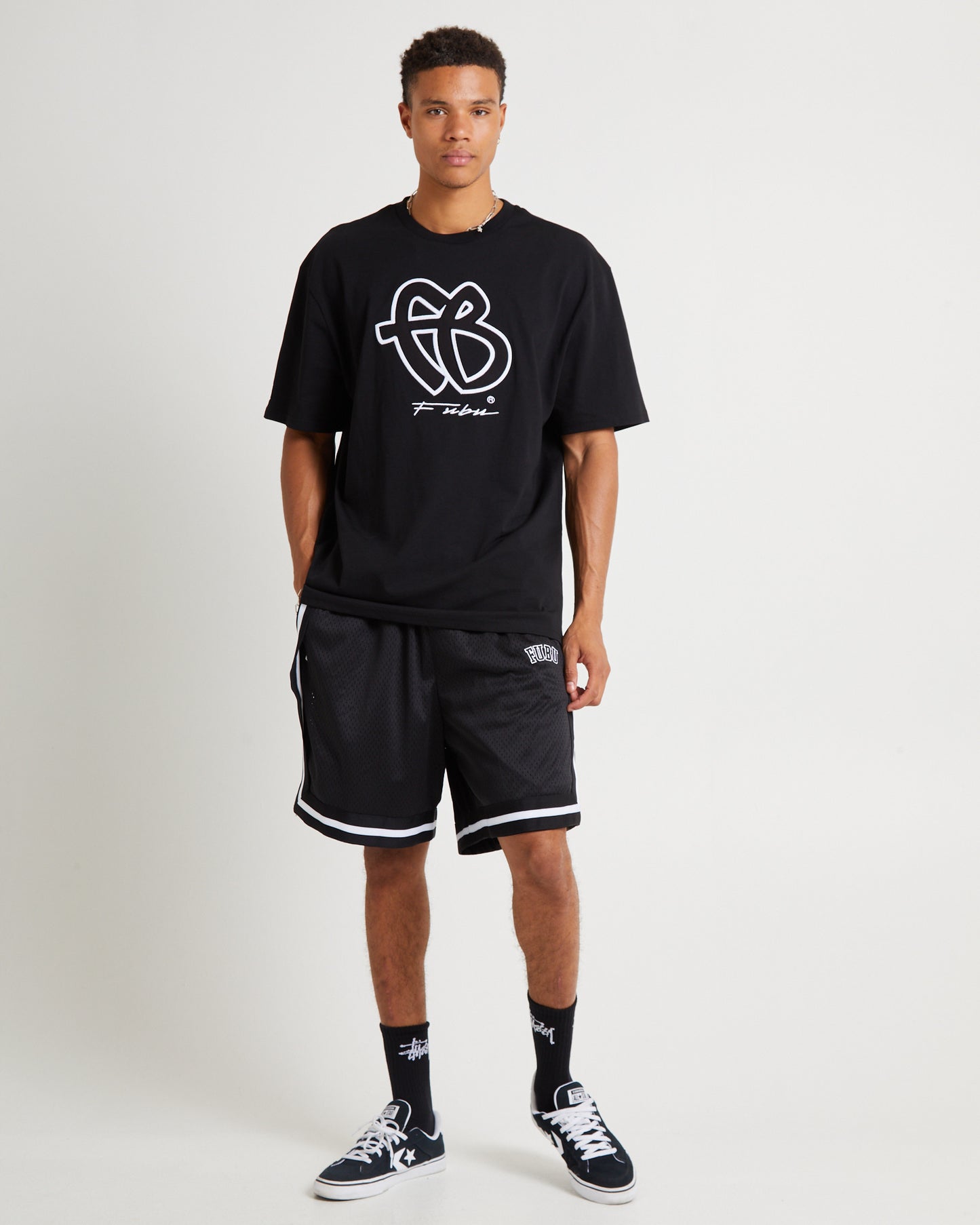 Classic Short Sleeve T-Shirt Black/White