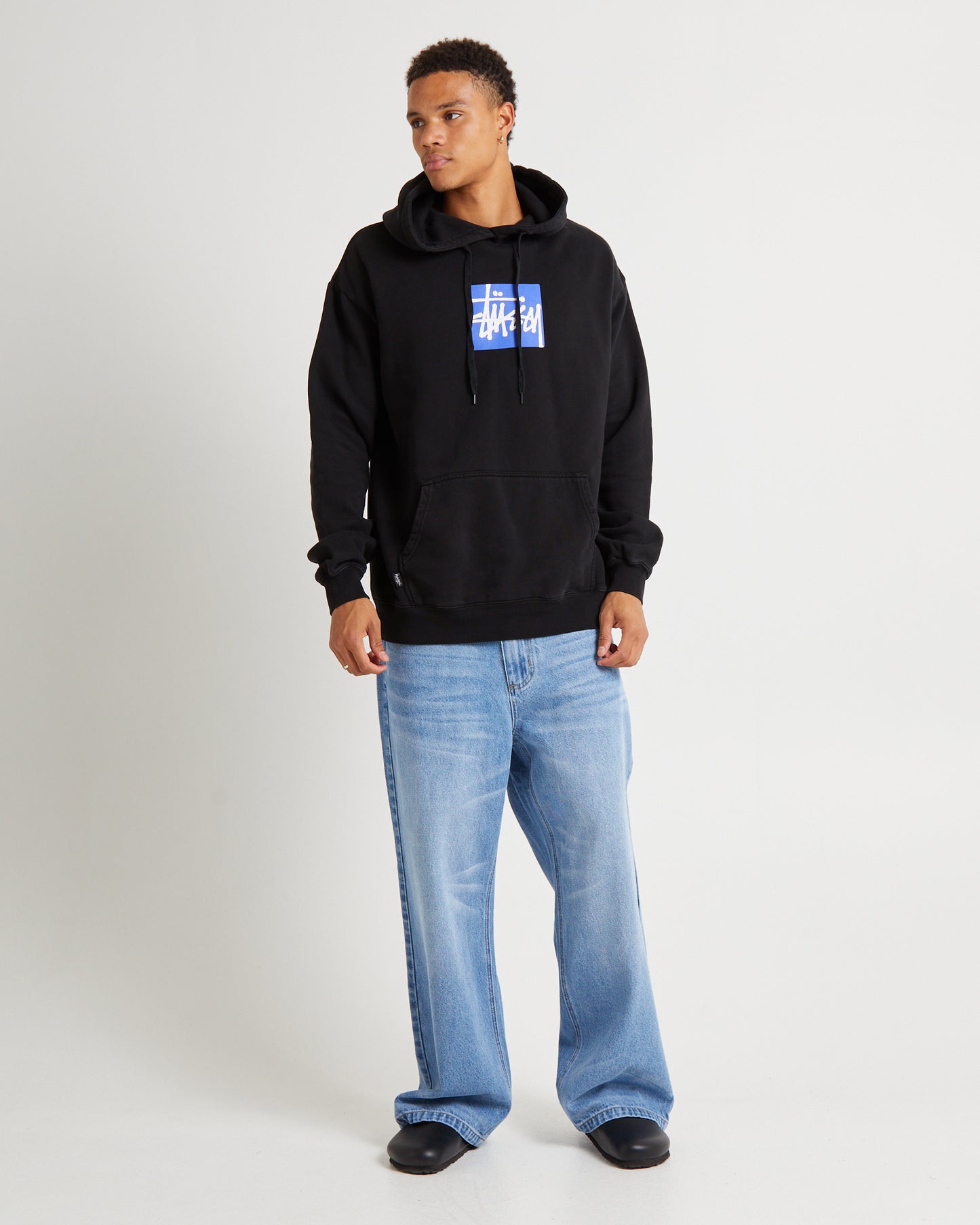 Stock Box Hoodie Black