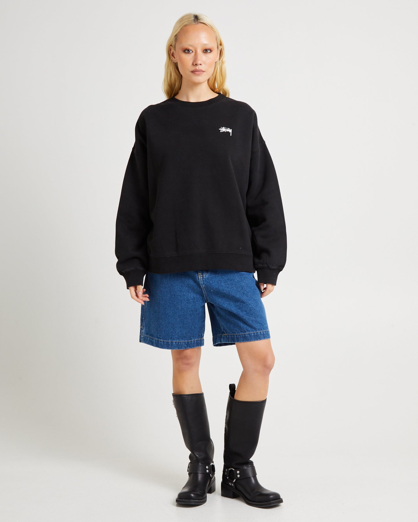 Fuzzy Dice Oversized Crew Jumper